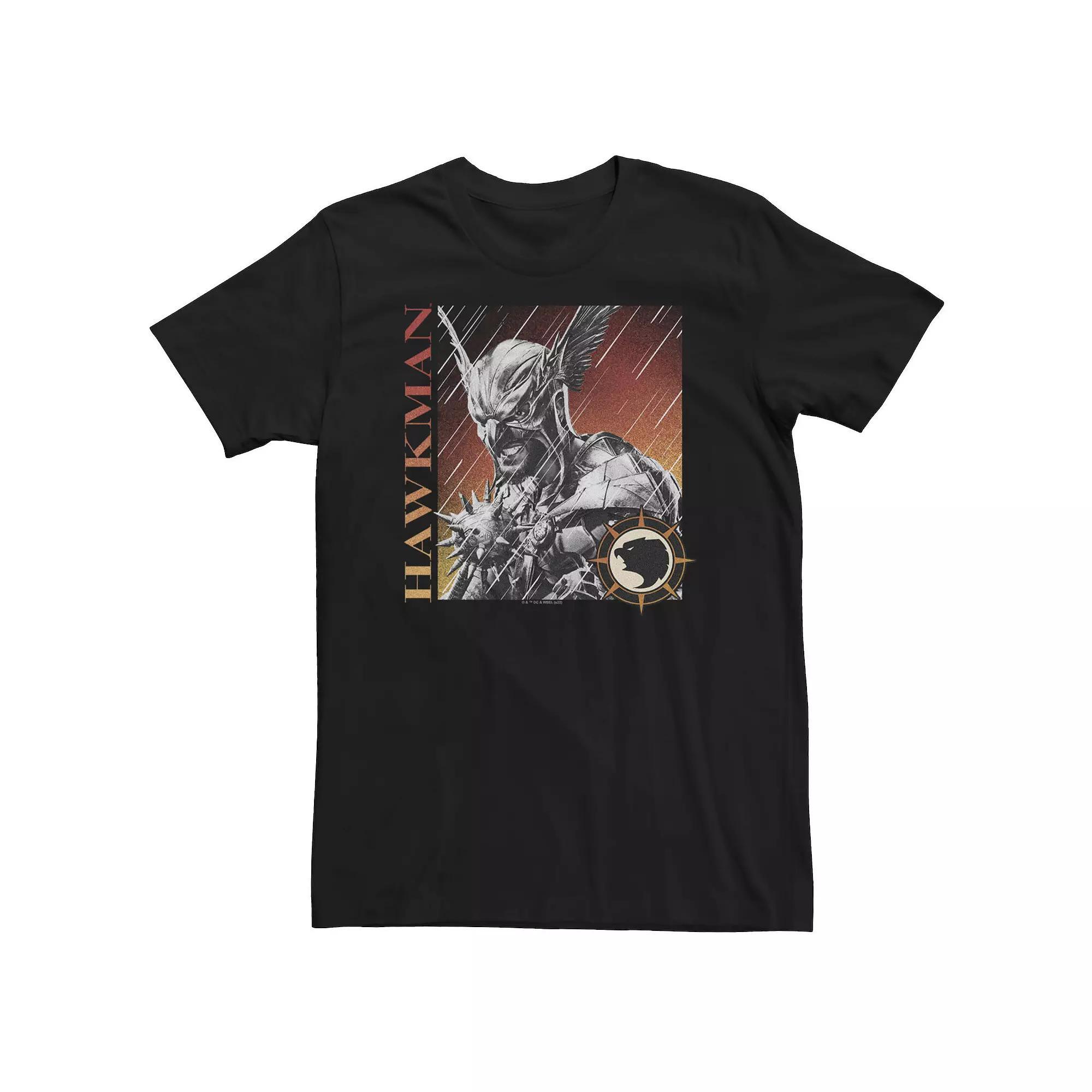 Big & Tall Black Adam Hawkman Grin Poster Tee, Men's, Size: 5XL Product Image