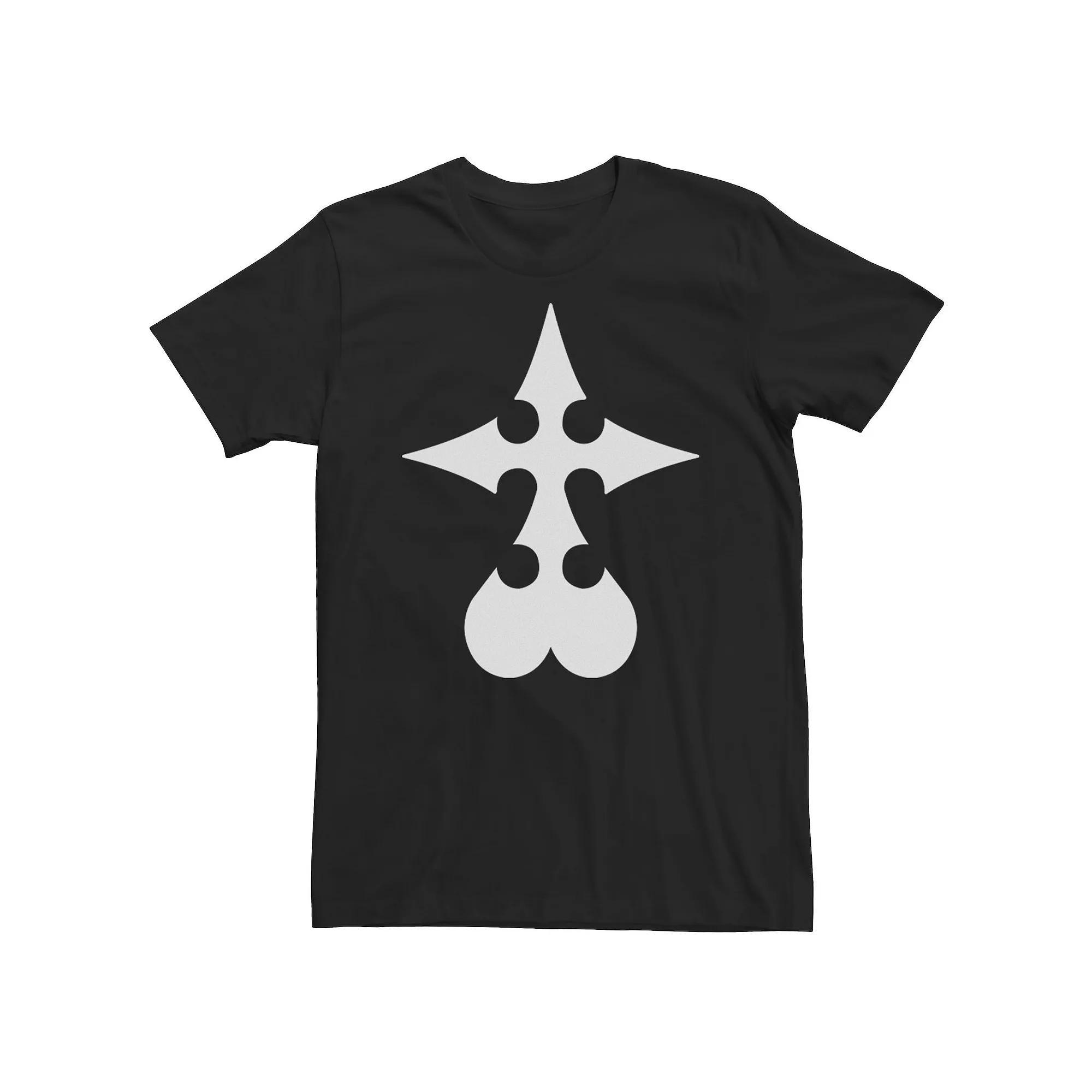 Men's Kingdom Hearts Nobody Symbol Logo Tee, Size: Large, Black Product Image