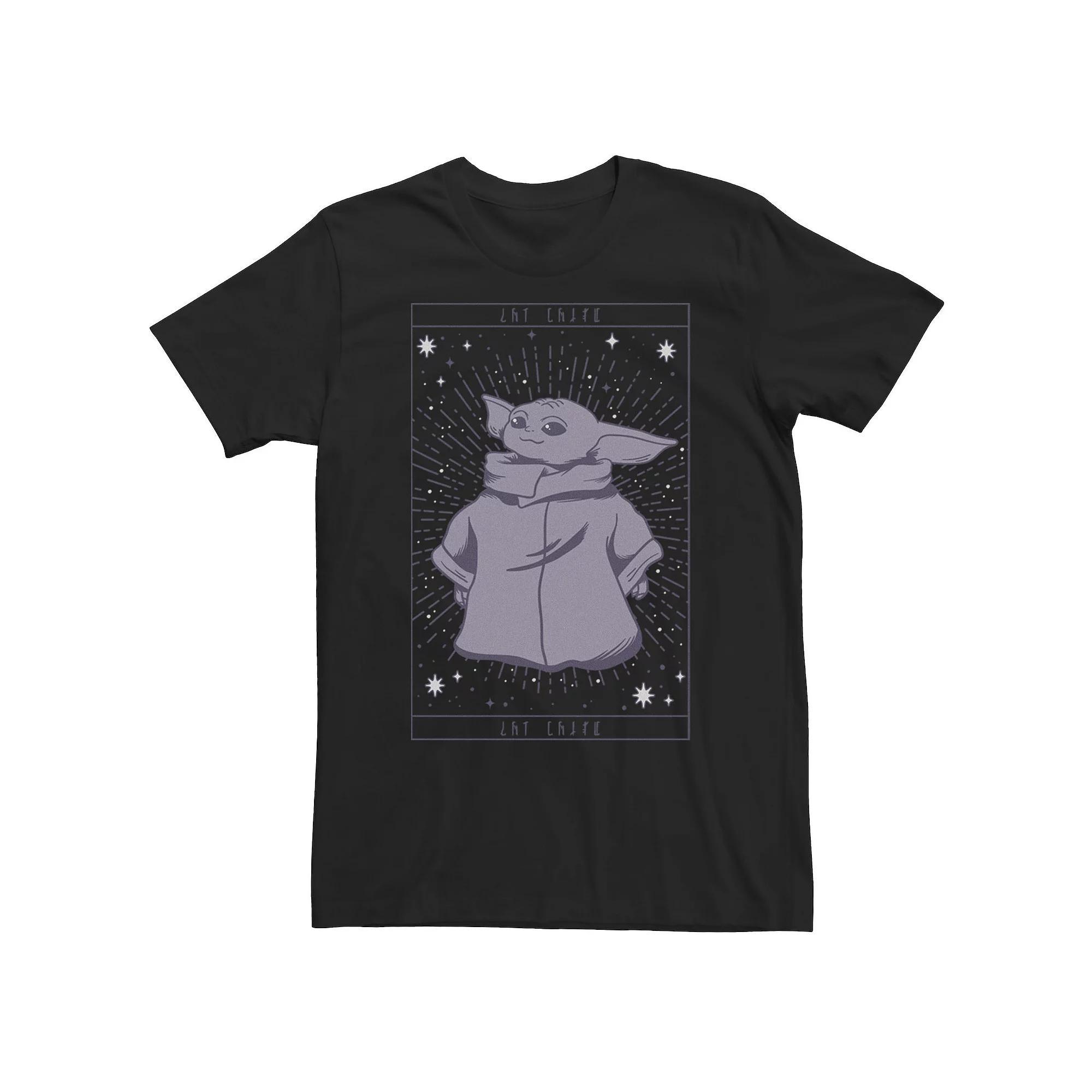 Men's Star Wars The Mandalorian The Child Card Portrait Tee,  Product Image