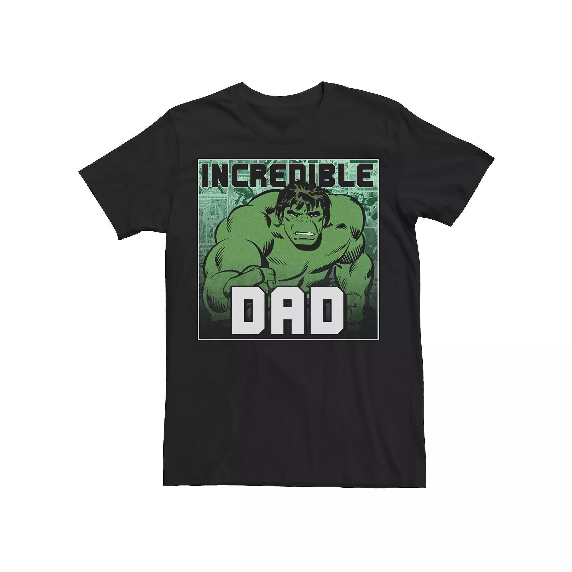 Men's Marvel Hulk Father's Day Incredible Dad Tee,  Product Image