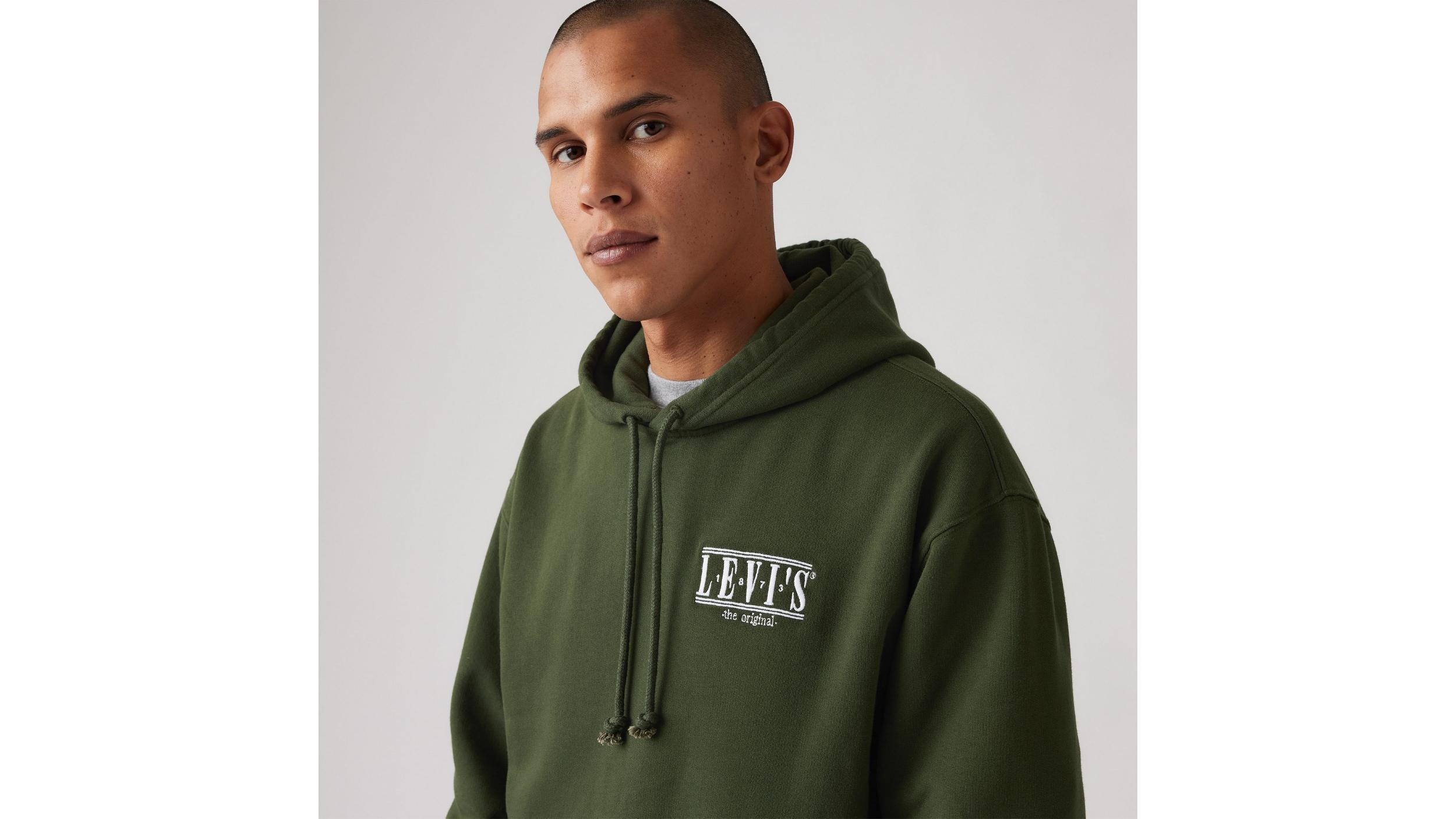 Relaxed Fit Graphic Hoodie Sweatshirt Product Image