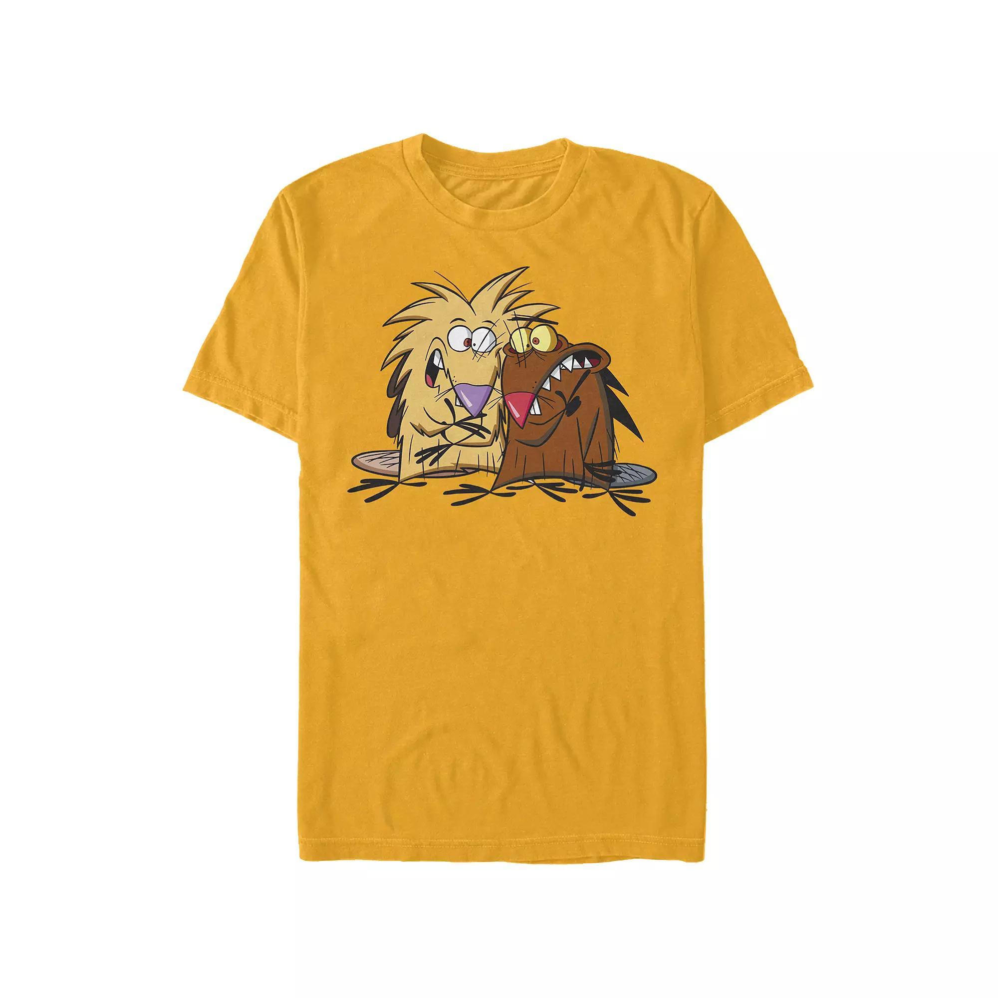 Men's Angry Beavers Crazy Eyes Portraits Graphic Tee,  Product Image
