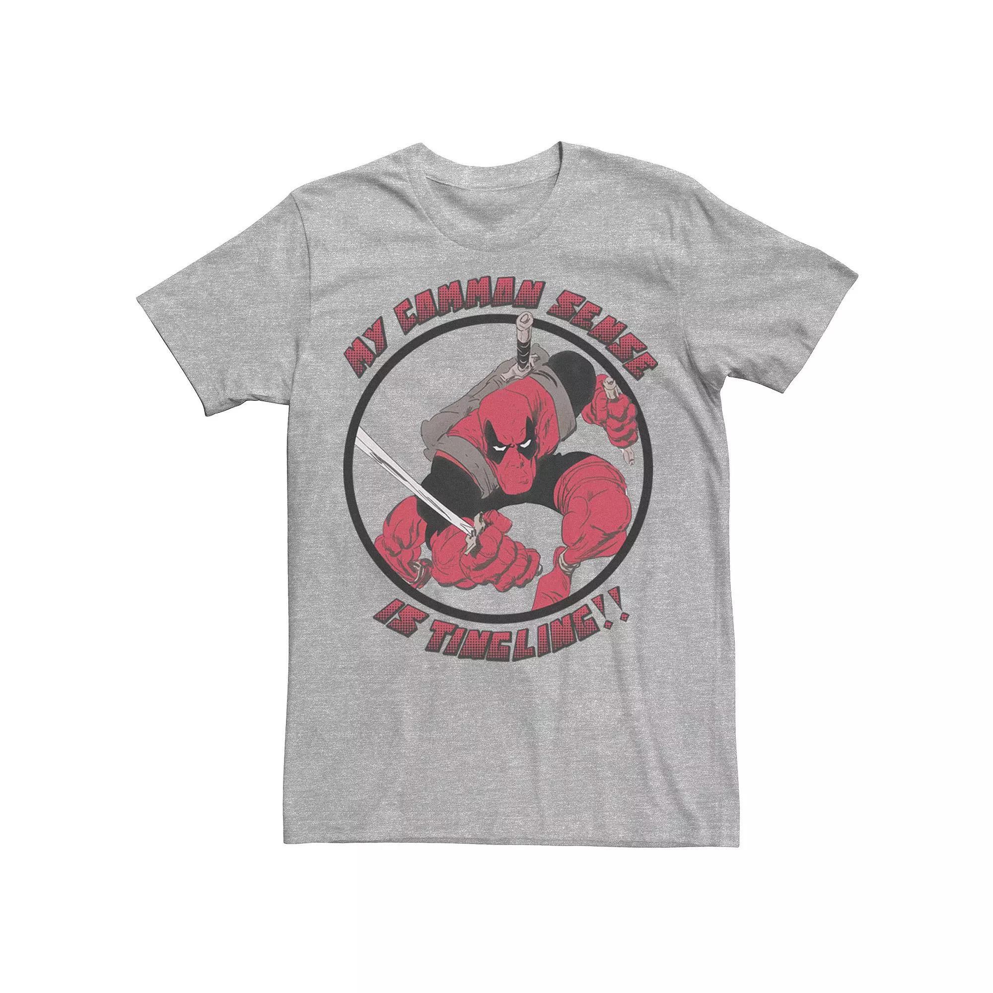 Men's Marvel Deadpool My Common Sense is Tingling Tee,  Product Image