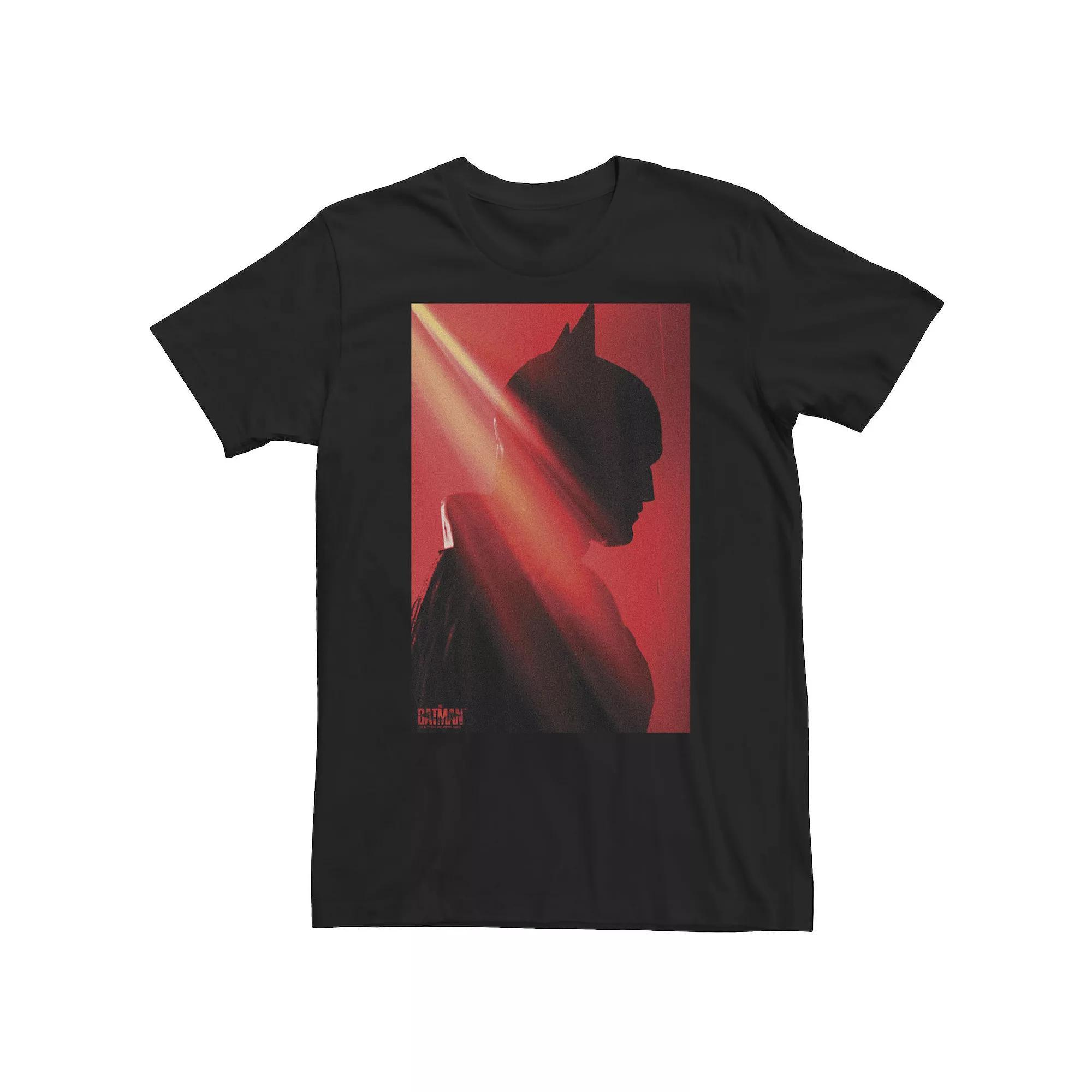 Big & Tall DC Comic Batman Silhouette Profile Tee, Men's, Size: 4XL Tall, Black Product Image