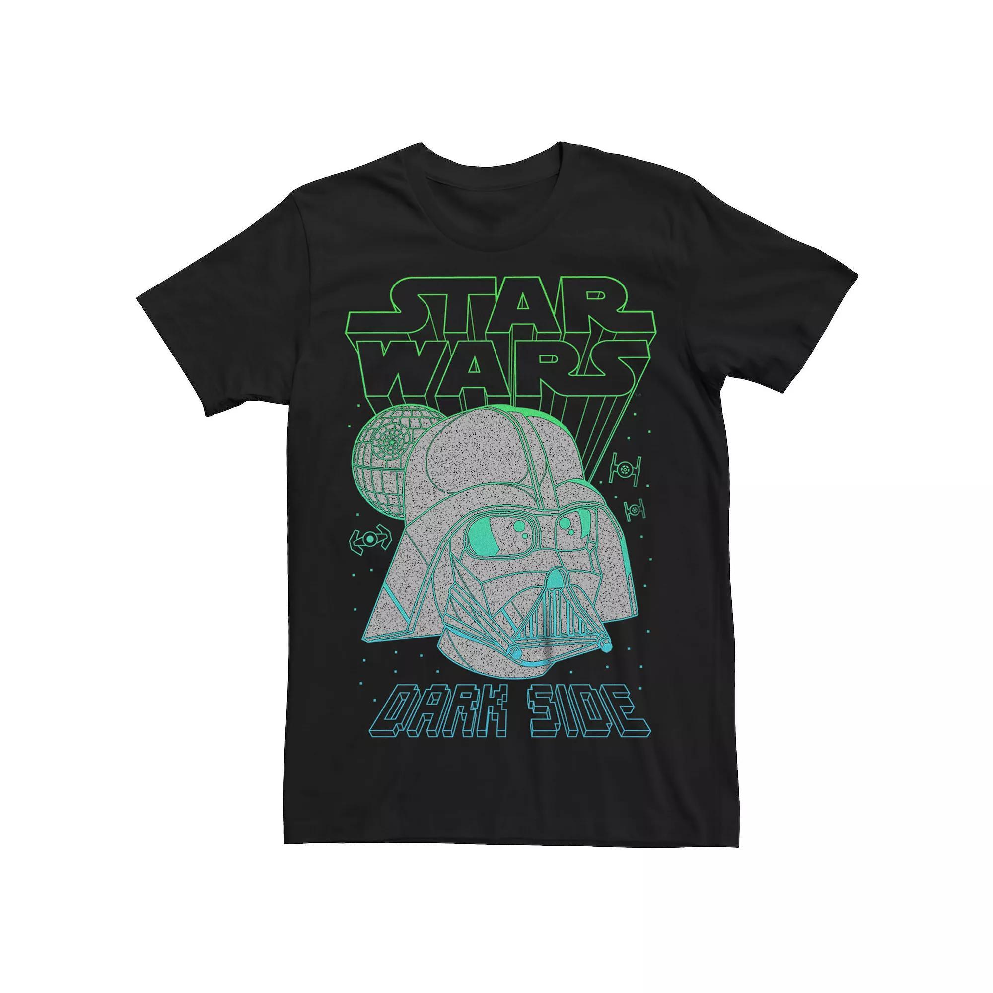 Big & Tall Star Wars Darth Vader Gradient Lines Dark Side Graphic Tee, Men's,  Product Image