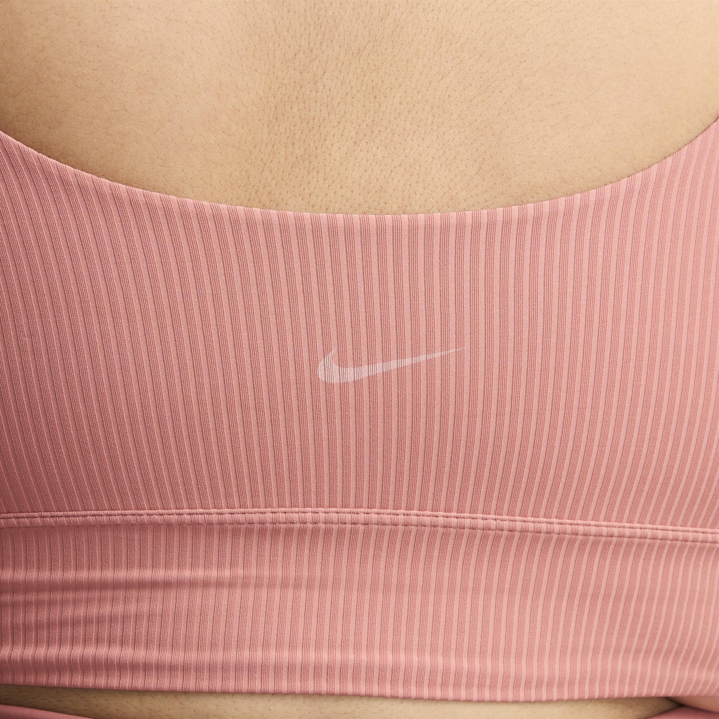 Nike Zenvy Rib Women's Light-Support Non-Padded Longline Sports Bra (Plus Size) Product Image