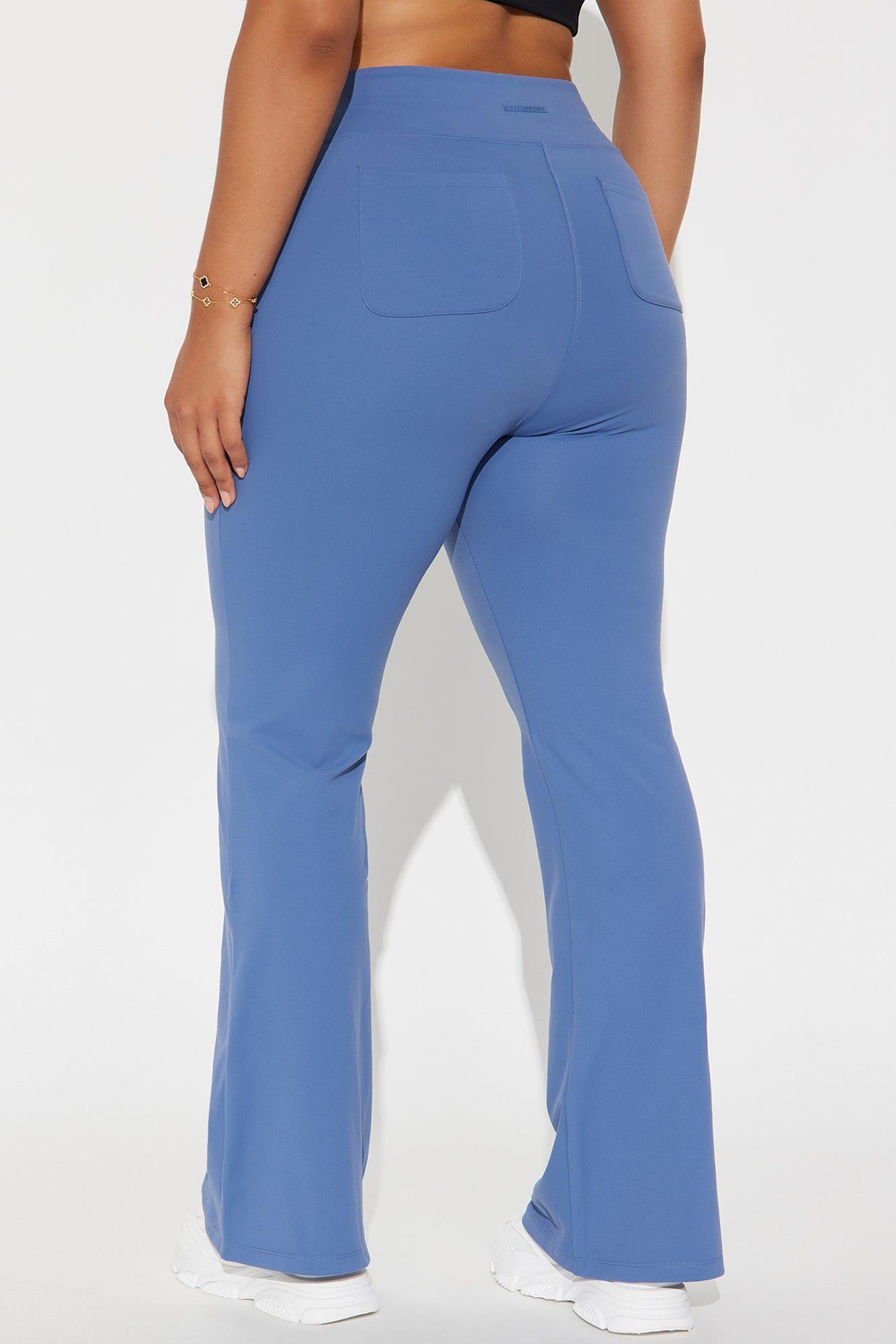 Body Burn Super Soft Active Yoga Pant - Slate Blue Product Image