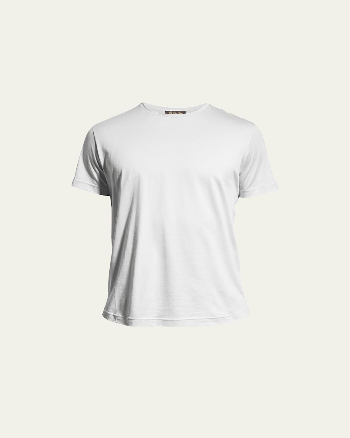 Mens Silk Cotton Jersey T-Shirt Product Image