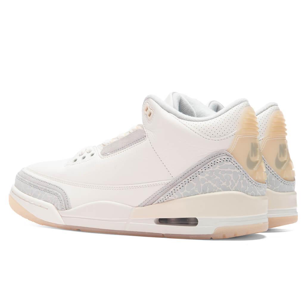 Air Jordan 3 Retro Craft - Ivory/Grey Mist/Cream Male Product Image