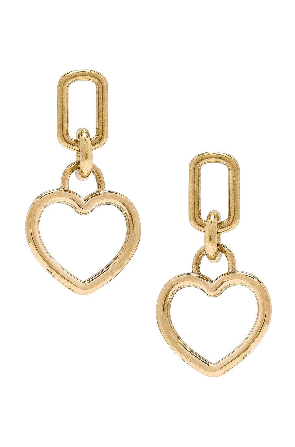 LAURA LOMBARDI Beatta Earrings in Metallic Bronze Product Image