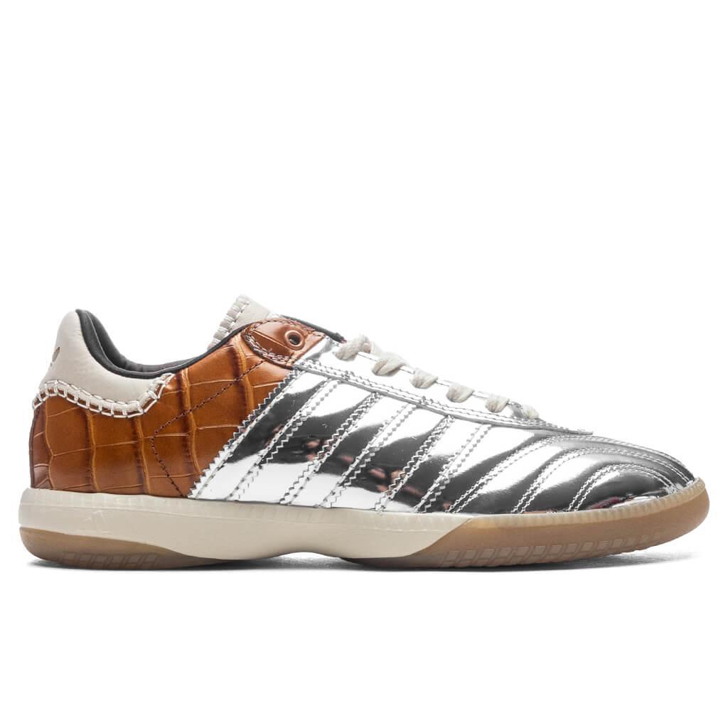 Adidas x Wales Bonner Samba Metallic - Silver Metal/Silver Metal/Easy Yellow Male Product Image