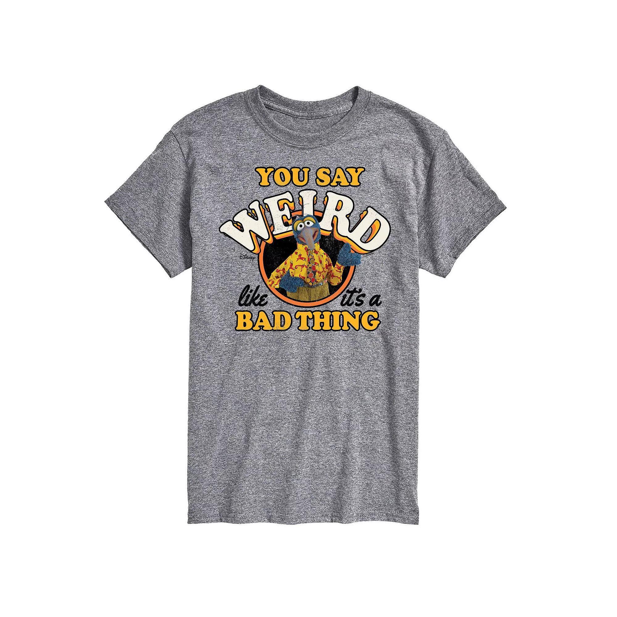 Disney's Men's The Muppets Weird Like It's Bad Tee,  Product Image
