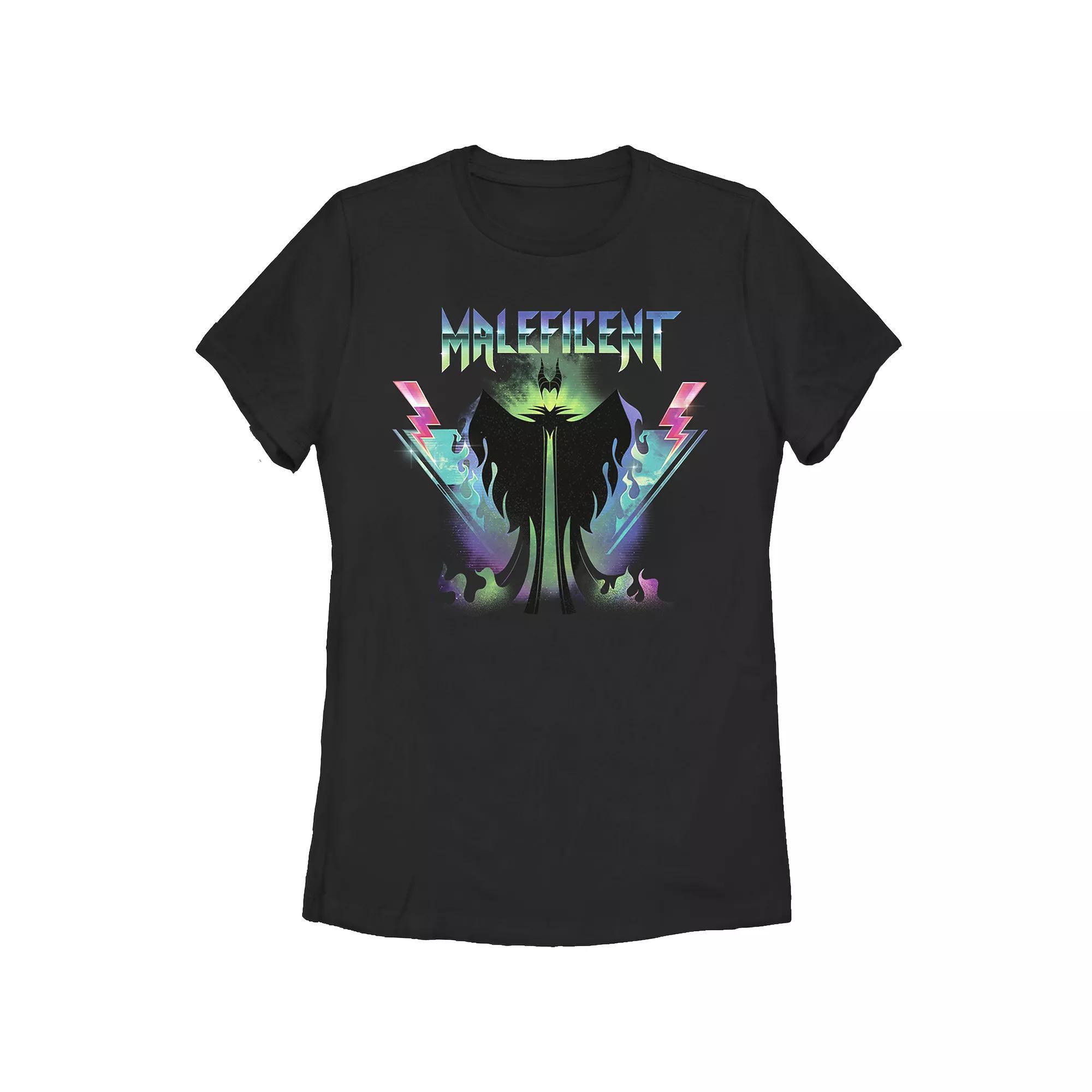 Disney Villains Sleeping Beauty Maleficent Rock Poster Juniors' Graphic Tee, Girl's,  Product Image