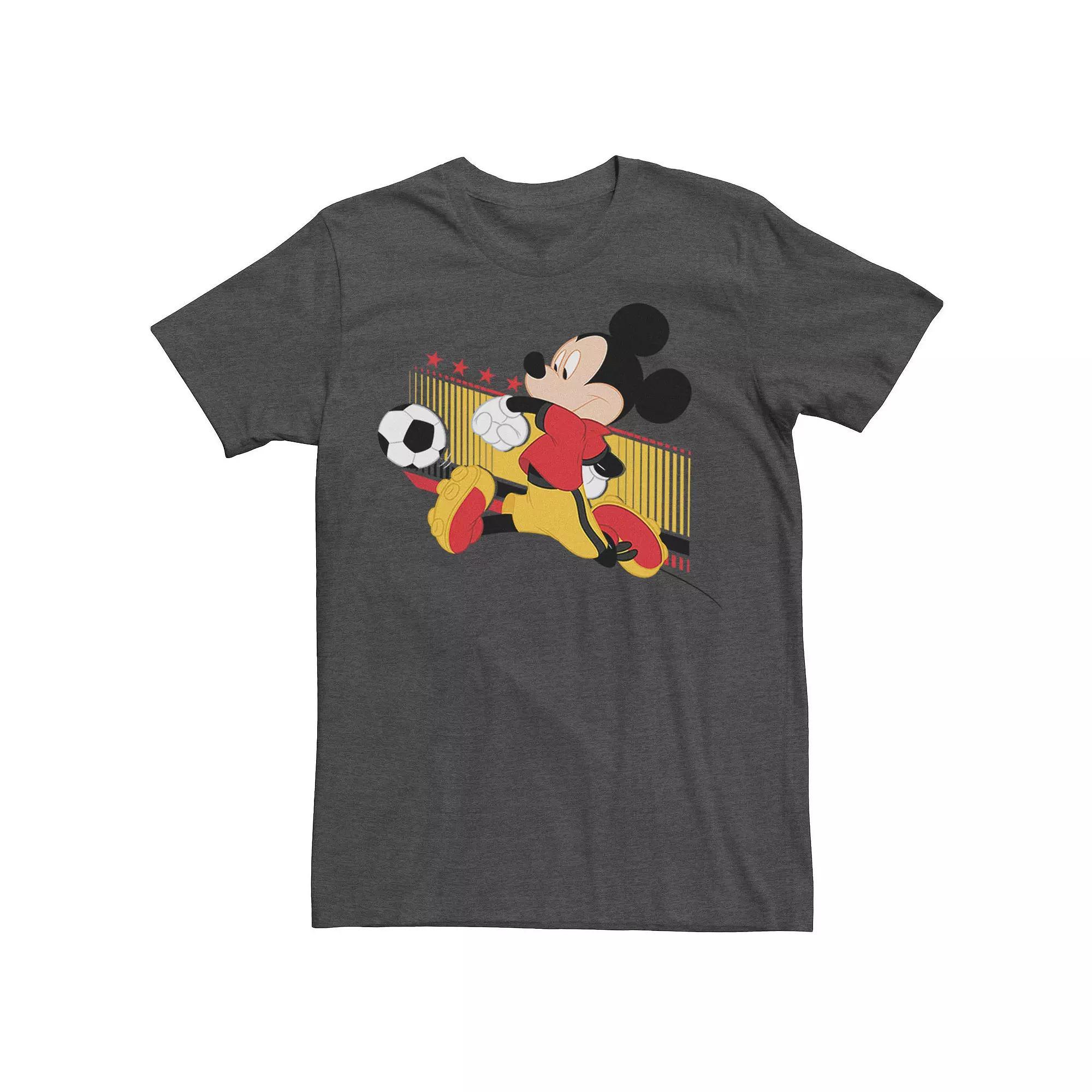 Disney's Mickey Mouse Germany Soccer Uniform Portrait Men's Tee,  Product Image
