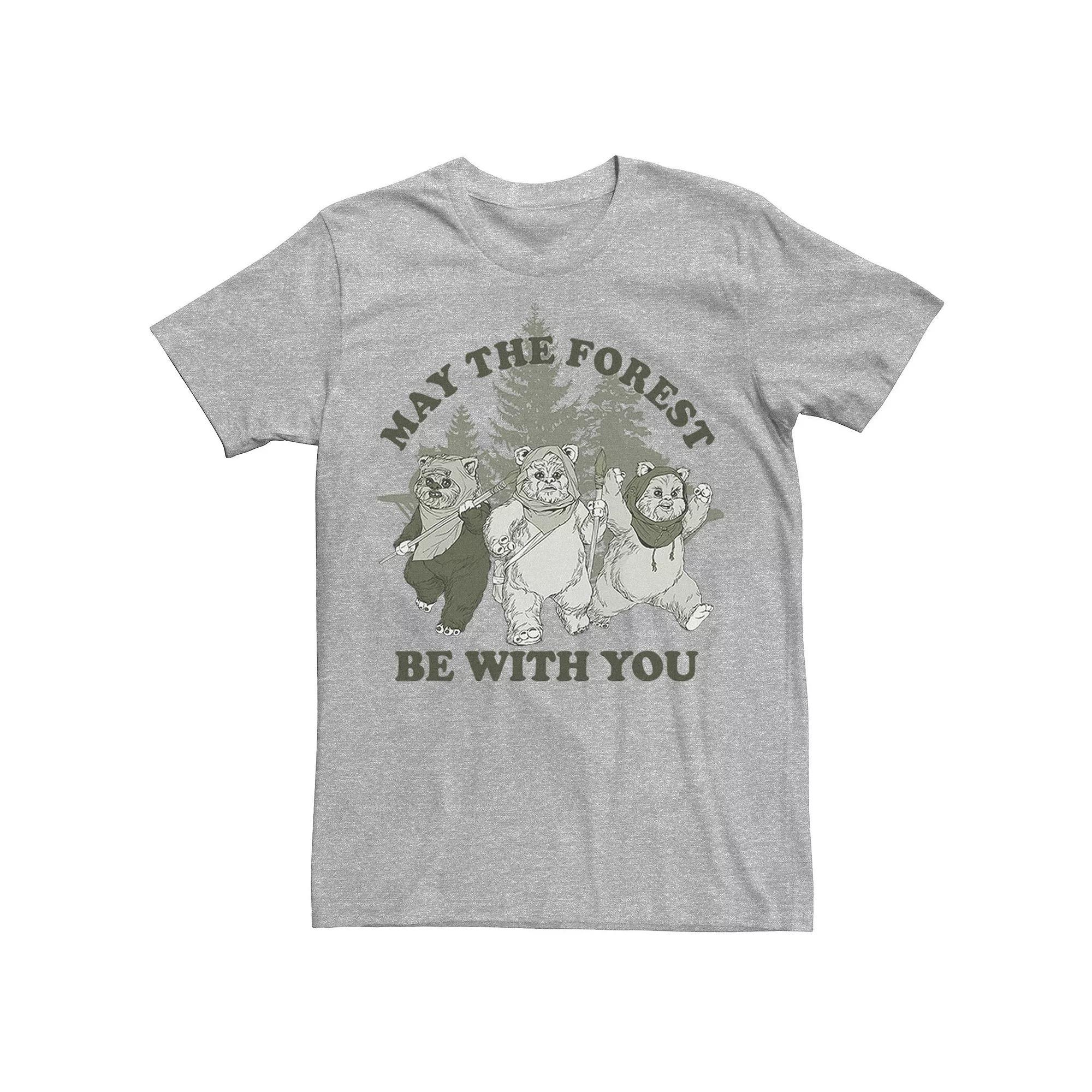 Men's Star Wars Ewoks May The Forest Be With You Tee,  Product Image