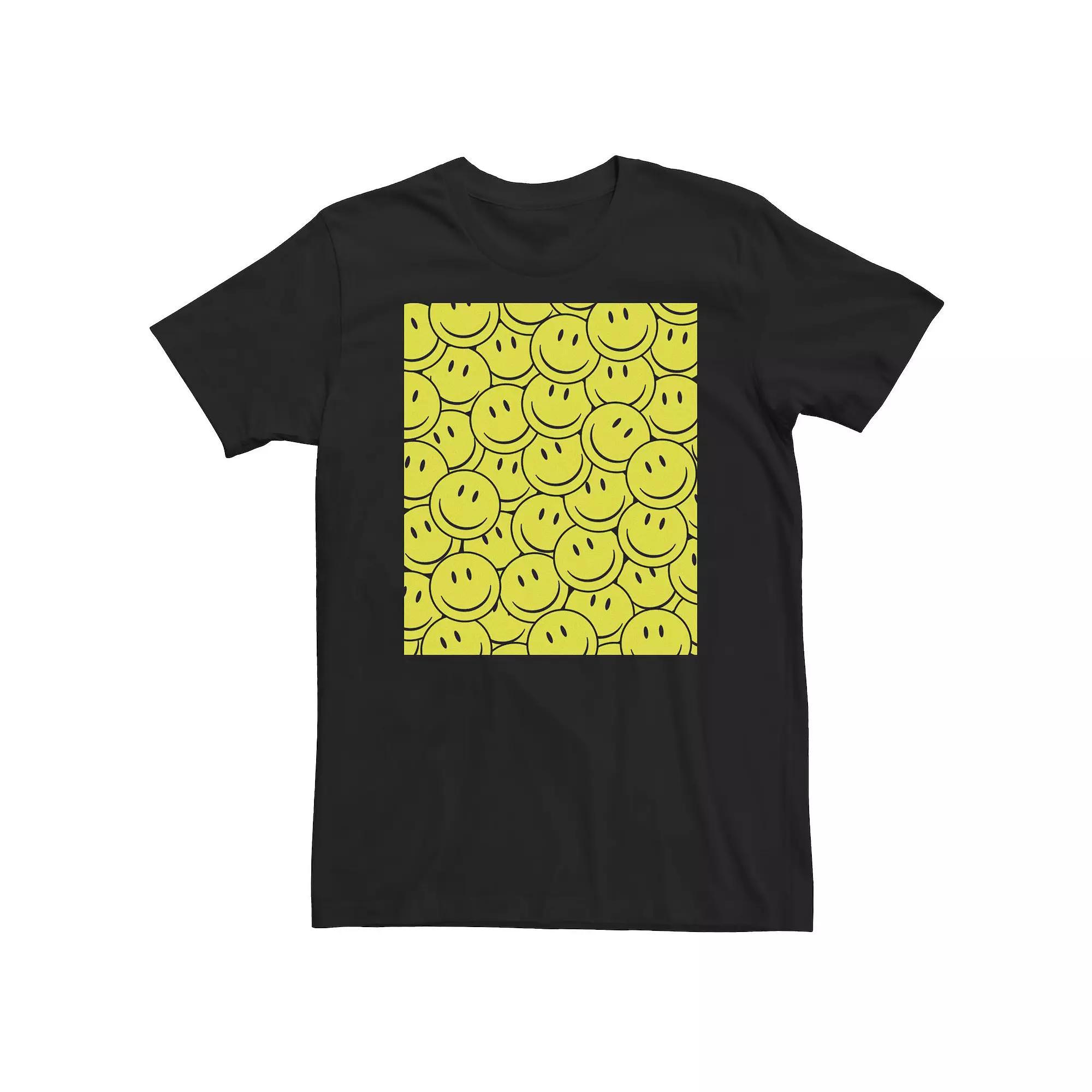 Big & Tall Fifth Sun Smiley Face Collage Tee, Men's,  Product Image