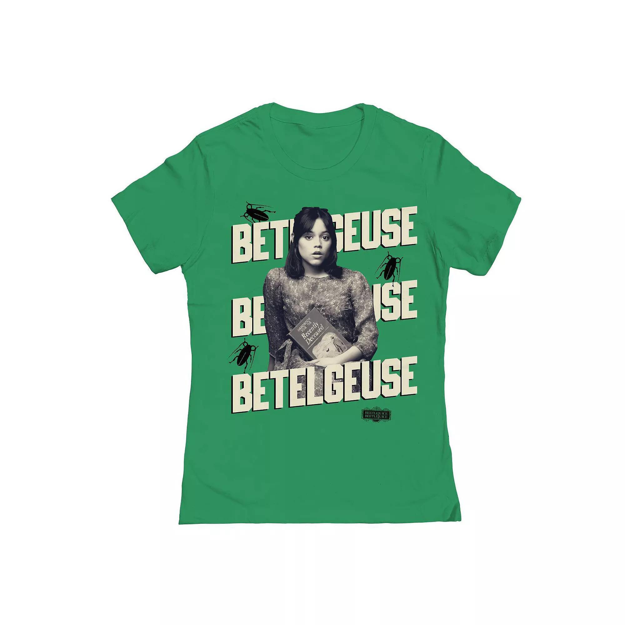 Junior's Astrid Betelgeuse Repeat Beetlejuice Graphic Tee, Women's,  Product Image
