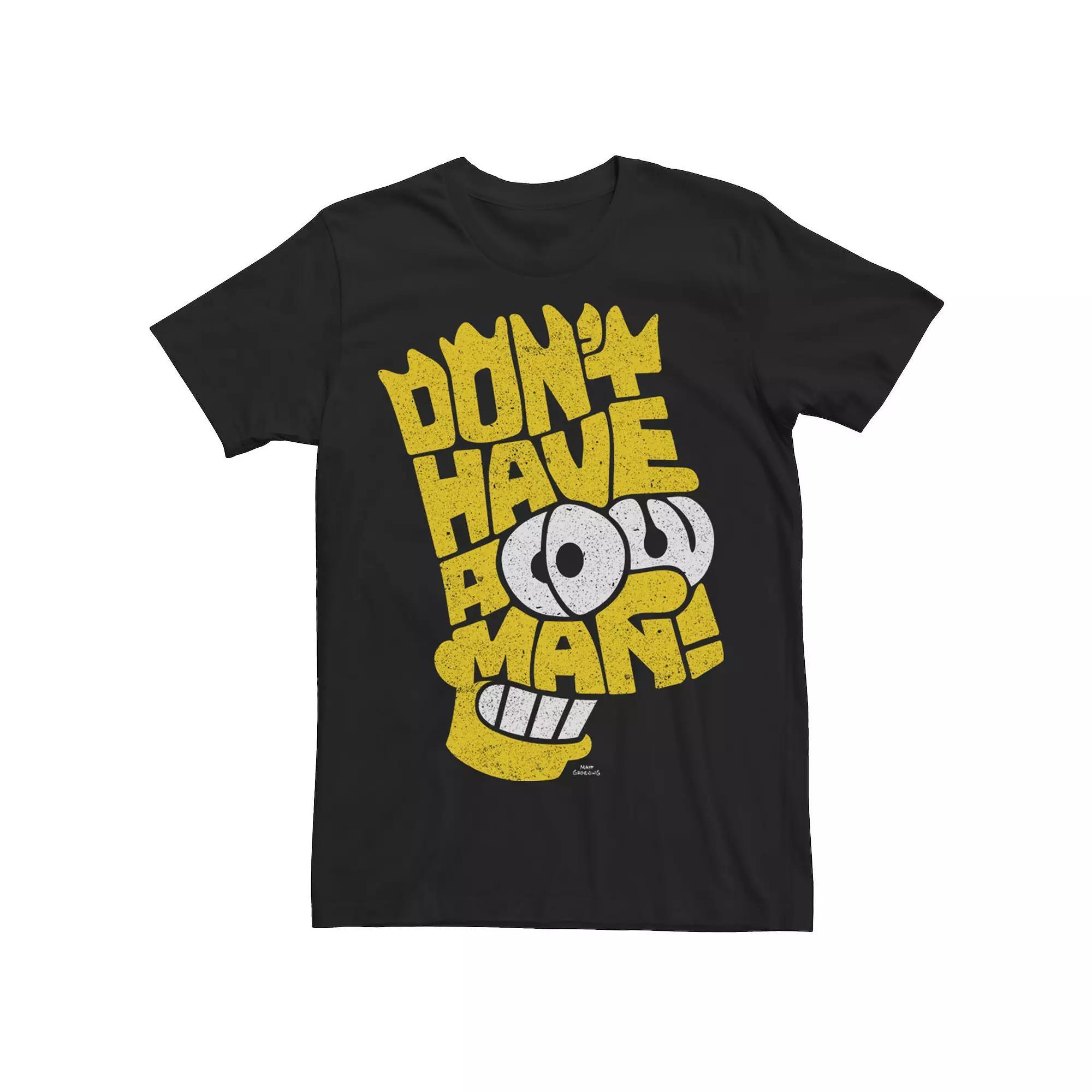 Men's The Simpsons Bart Simpson Don't Have A Cow Man! Tee,  Product Image