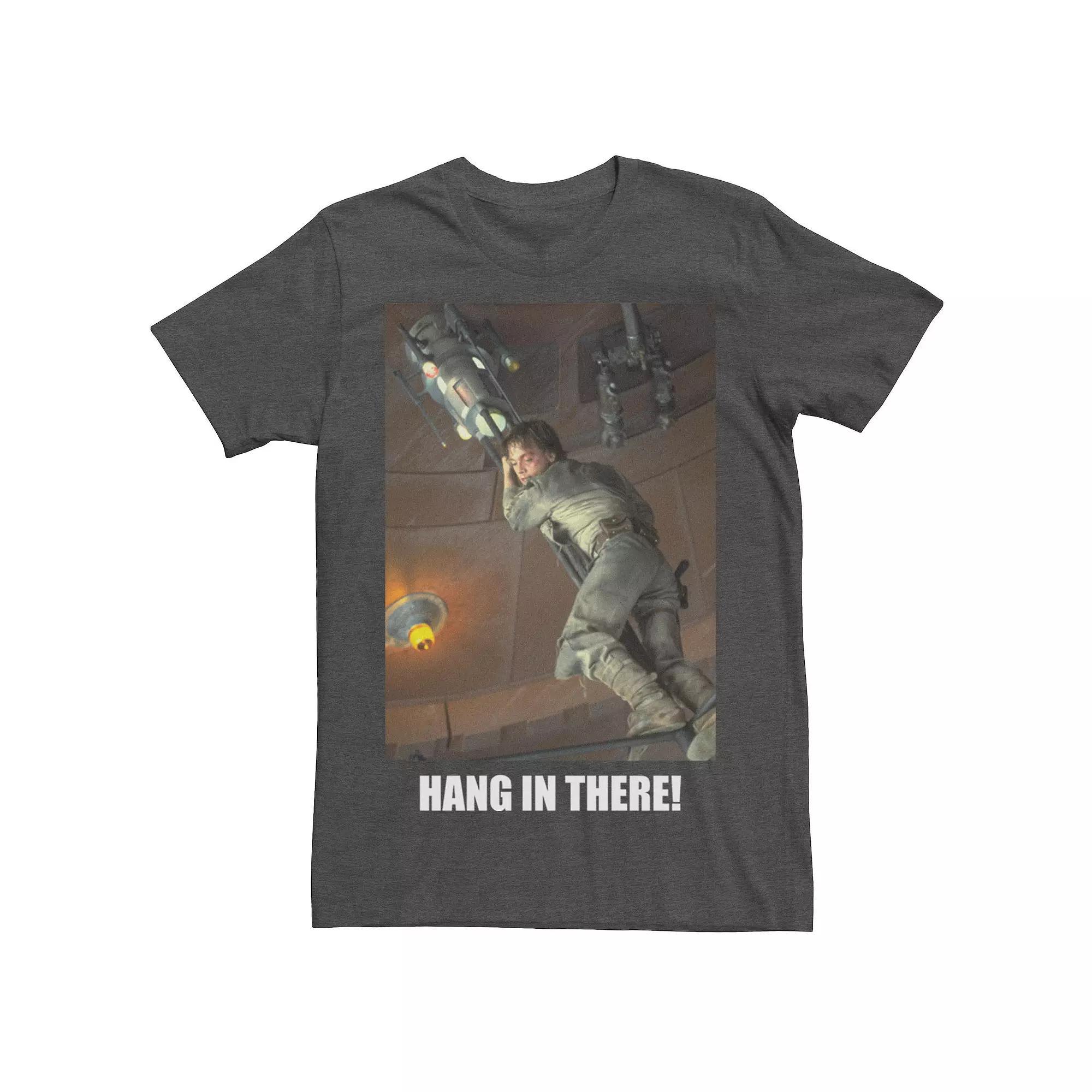 Men's Star Wars Hang In There Update Poster Tee, Size: XXL, Grey Heather Product Image