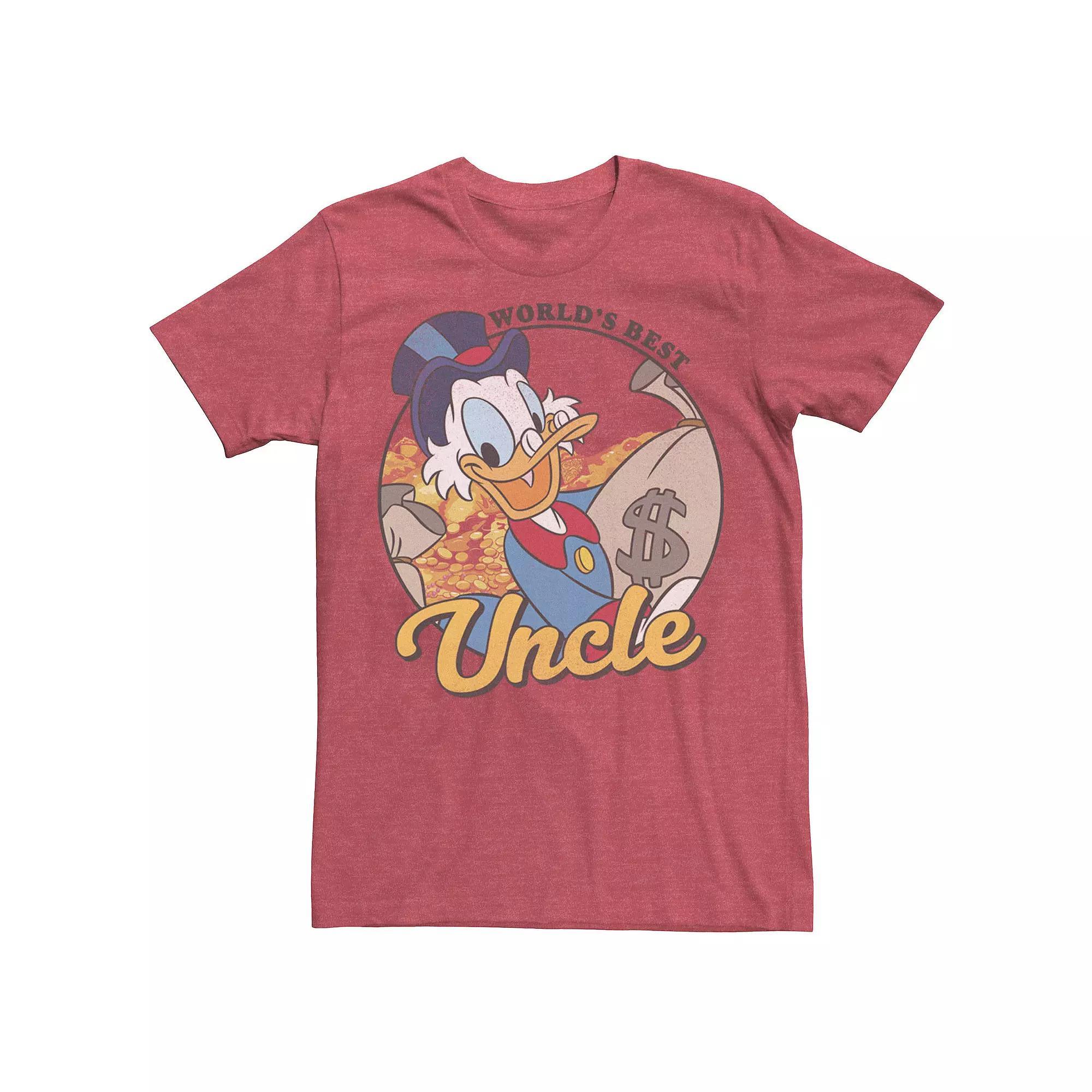 Disney's DuckTales Scrooge McDuck World's Best Uncle Men's Tee,  Product Image
