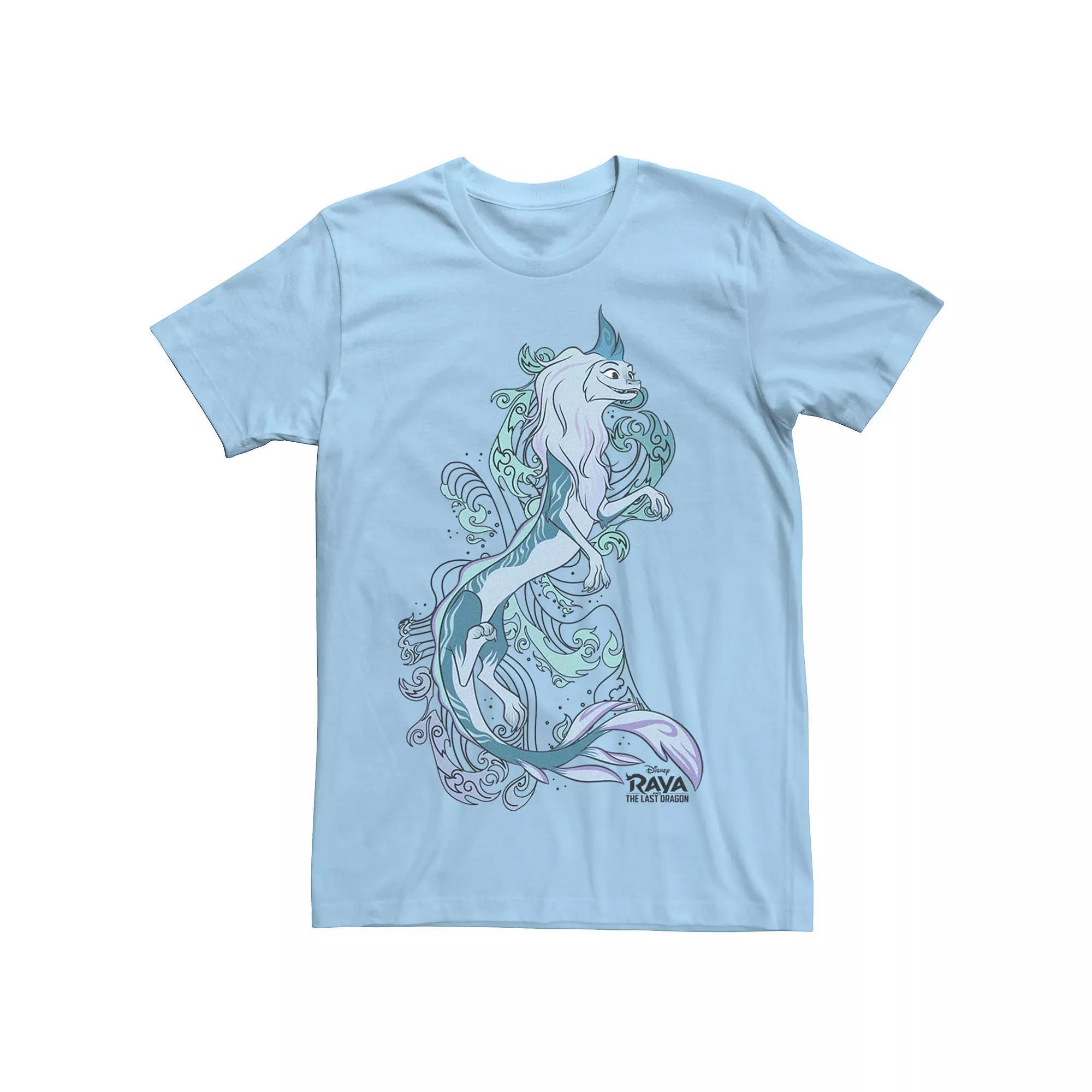 Disney's Raya And The Last Dragon Sisu Waves Men's Tee,  Product Image