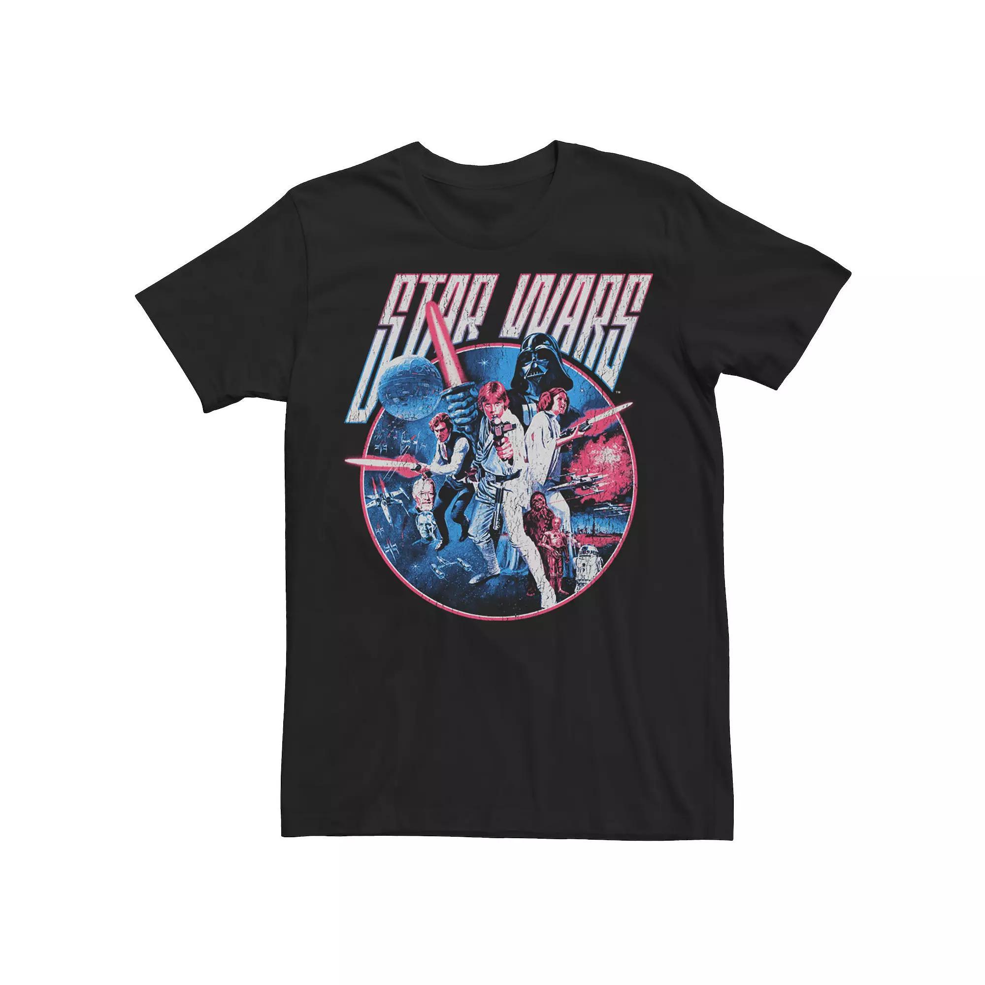 Men's DC Comics Justice League Kanji Manta Paint Tee, Size: Large, Black Product Image