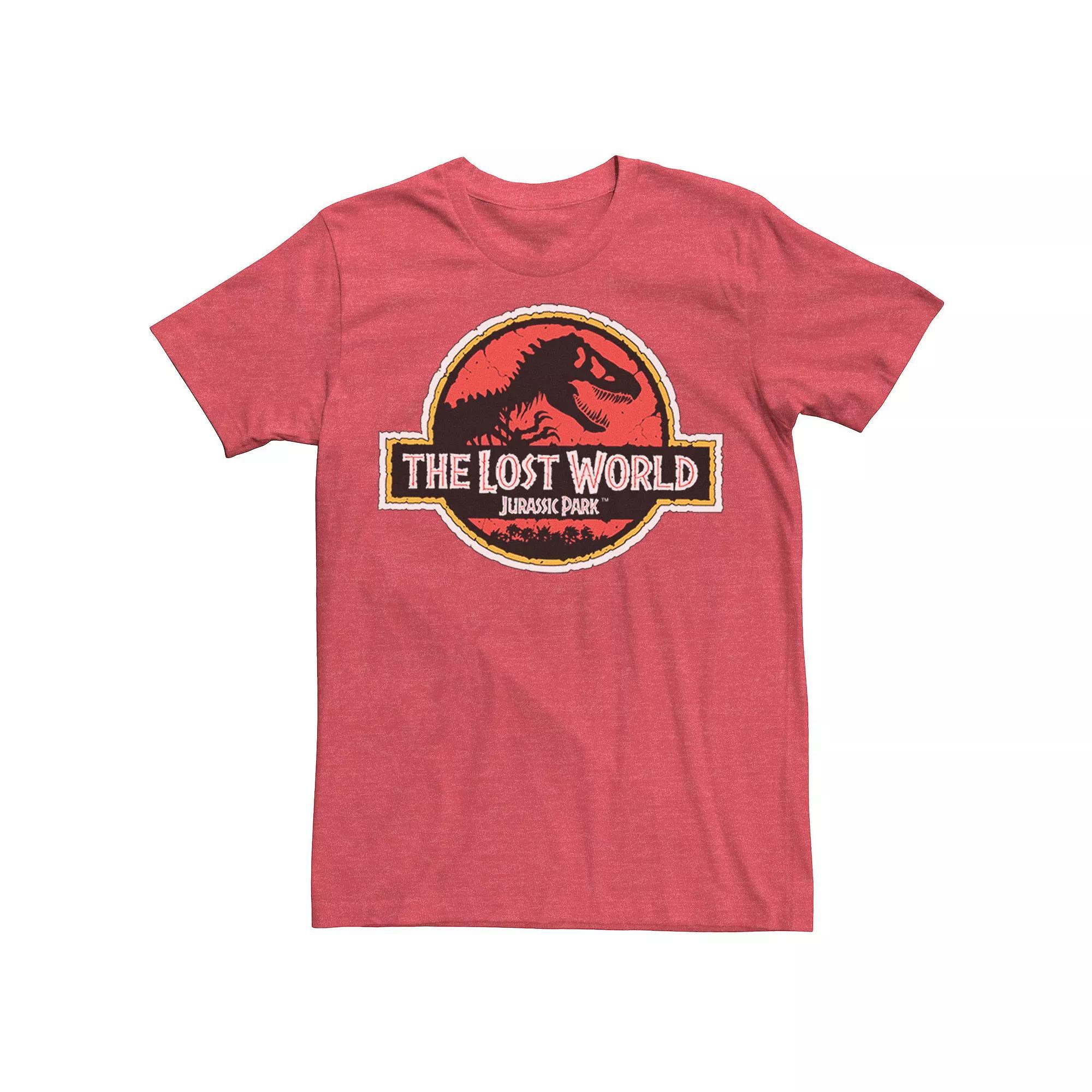 Men's Jurassic Park The Lost World Movie Logo Tee, Size: XXL, Silver Product Image