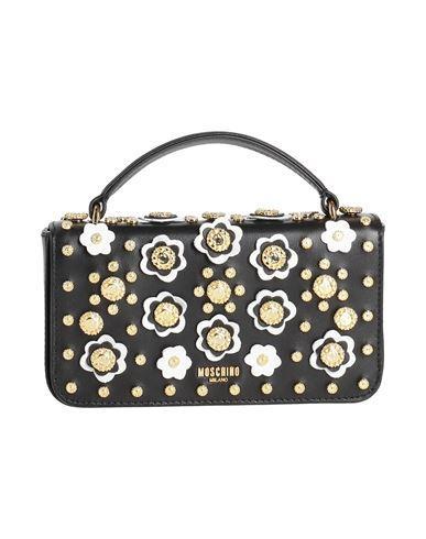 MOSCHINO Woman Handbag Black Size - Leather Product Image