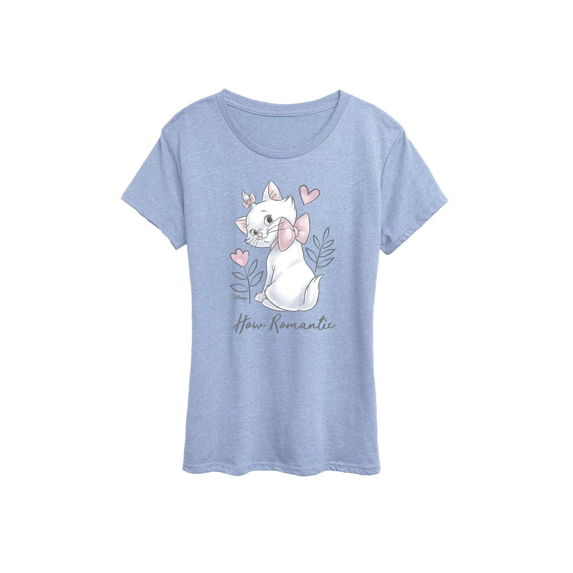 Disney's The Aristocats Women's Romantic Graphic Tee, Girl's,  Product Image