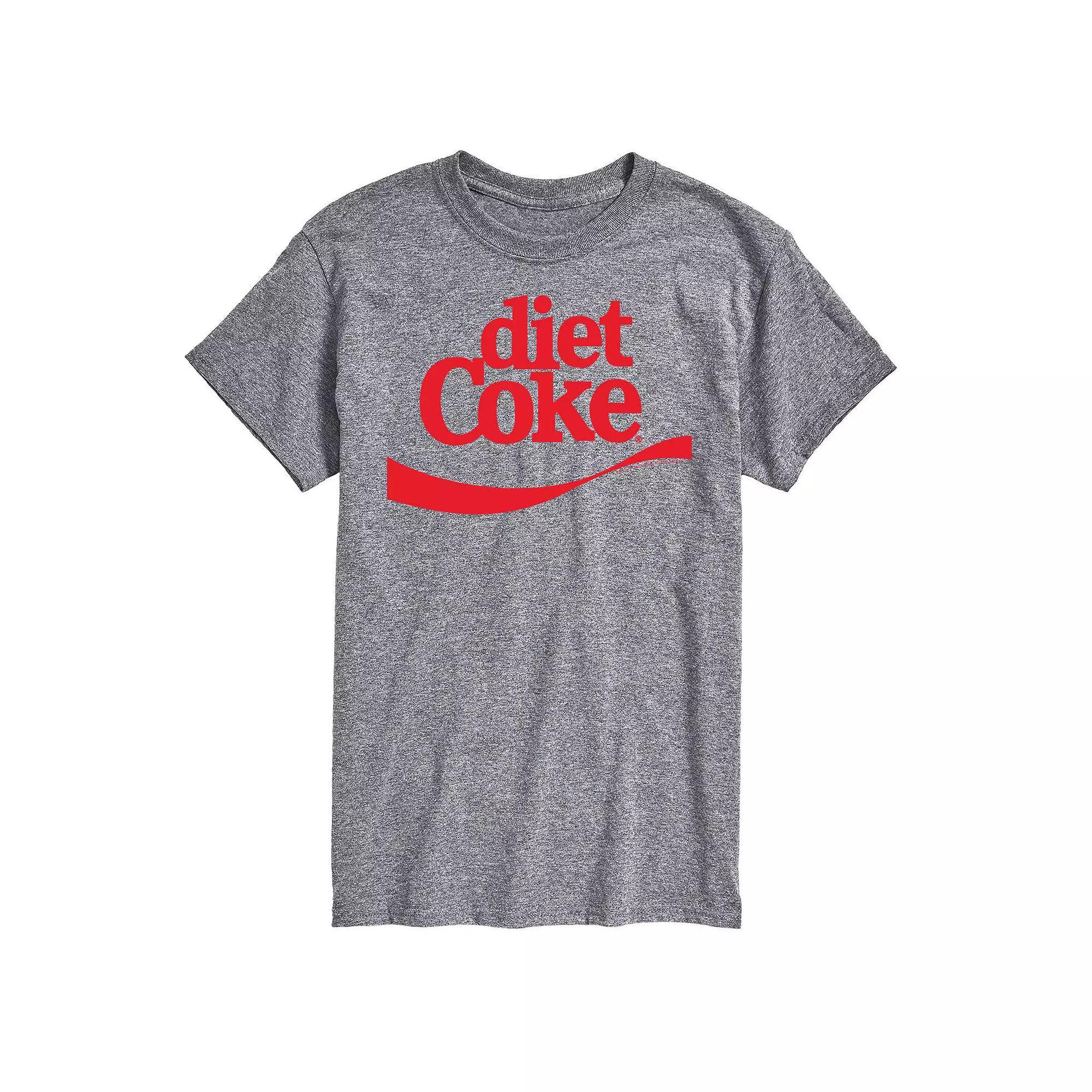 Big & Tall Coca-Cola Diet Coke Logo Graphic Tee, Men's, Size: 3XB, Gray Product Image