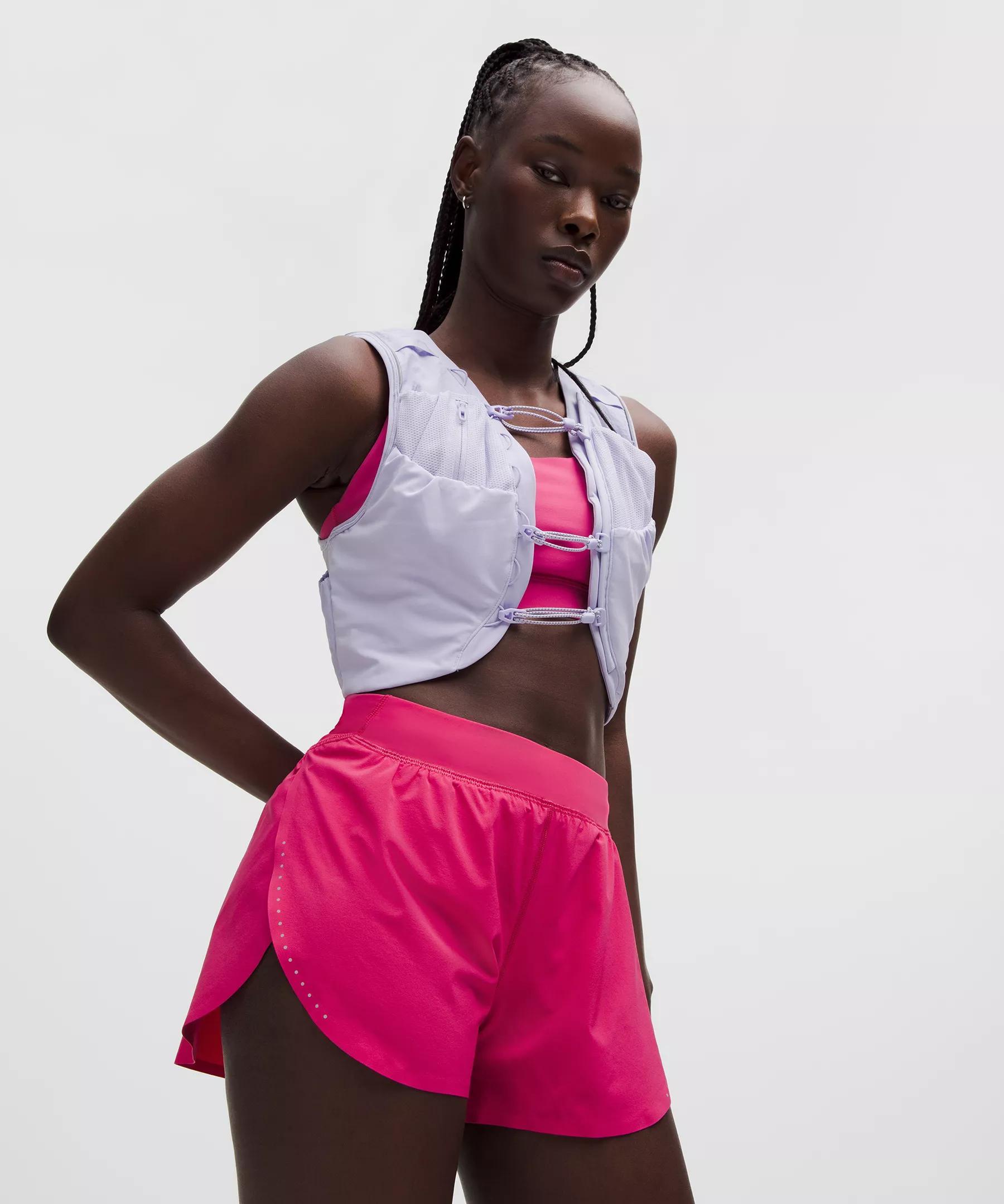 Fast and Free High-Rise Classic-Fit Split Short 3" Product Image