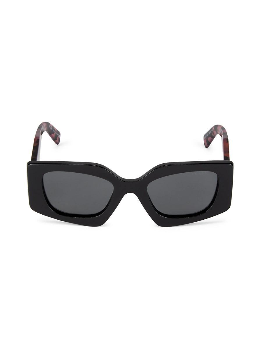 Womens 53MM Rectangular Sunglasses Product Image