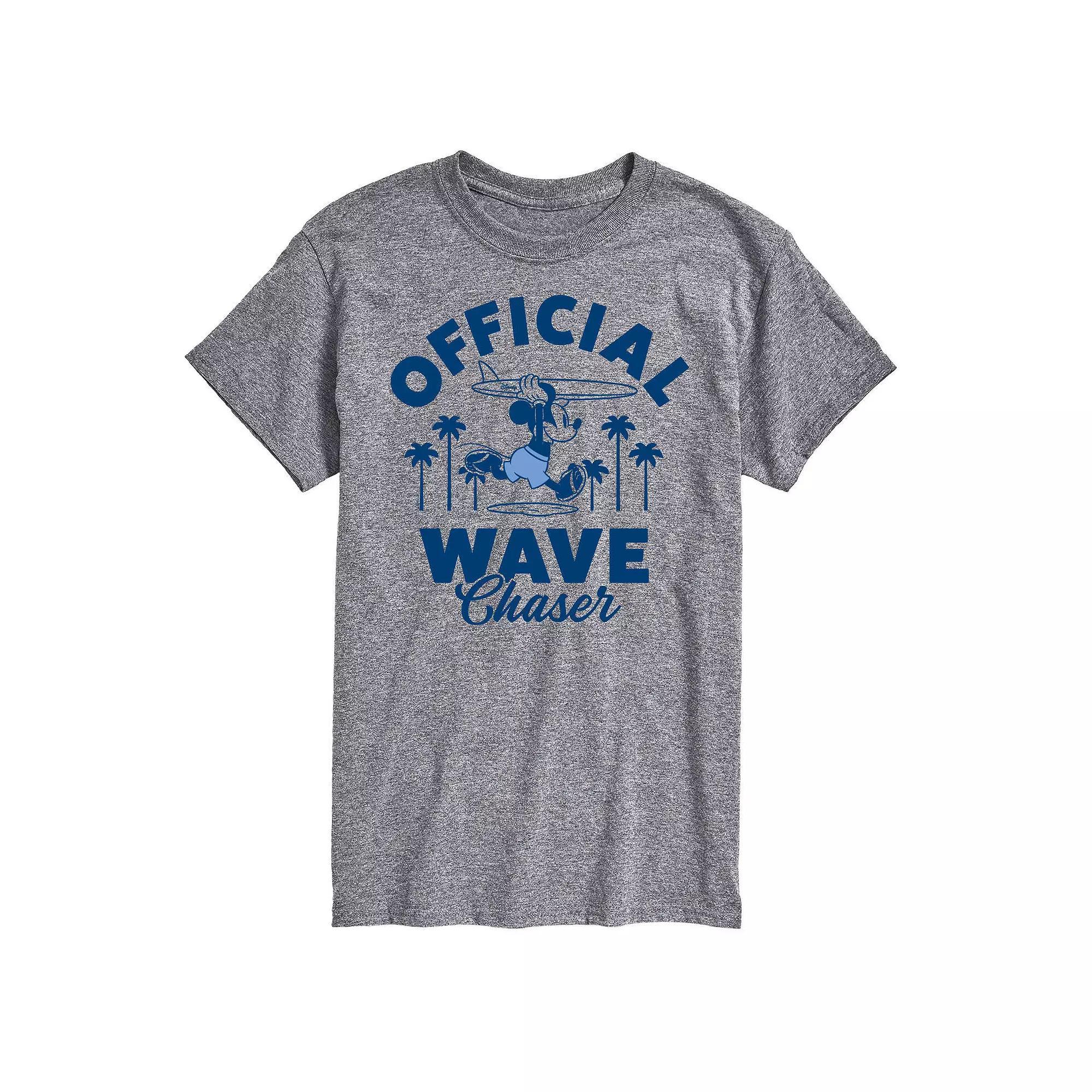 Disney's Mickey Mouse Men's "Official Wave Chaser" Graphic Tee,  Product Image