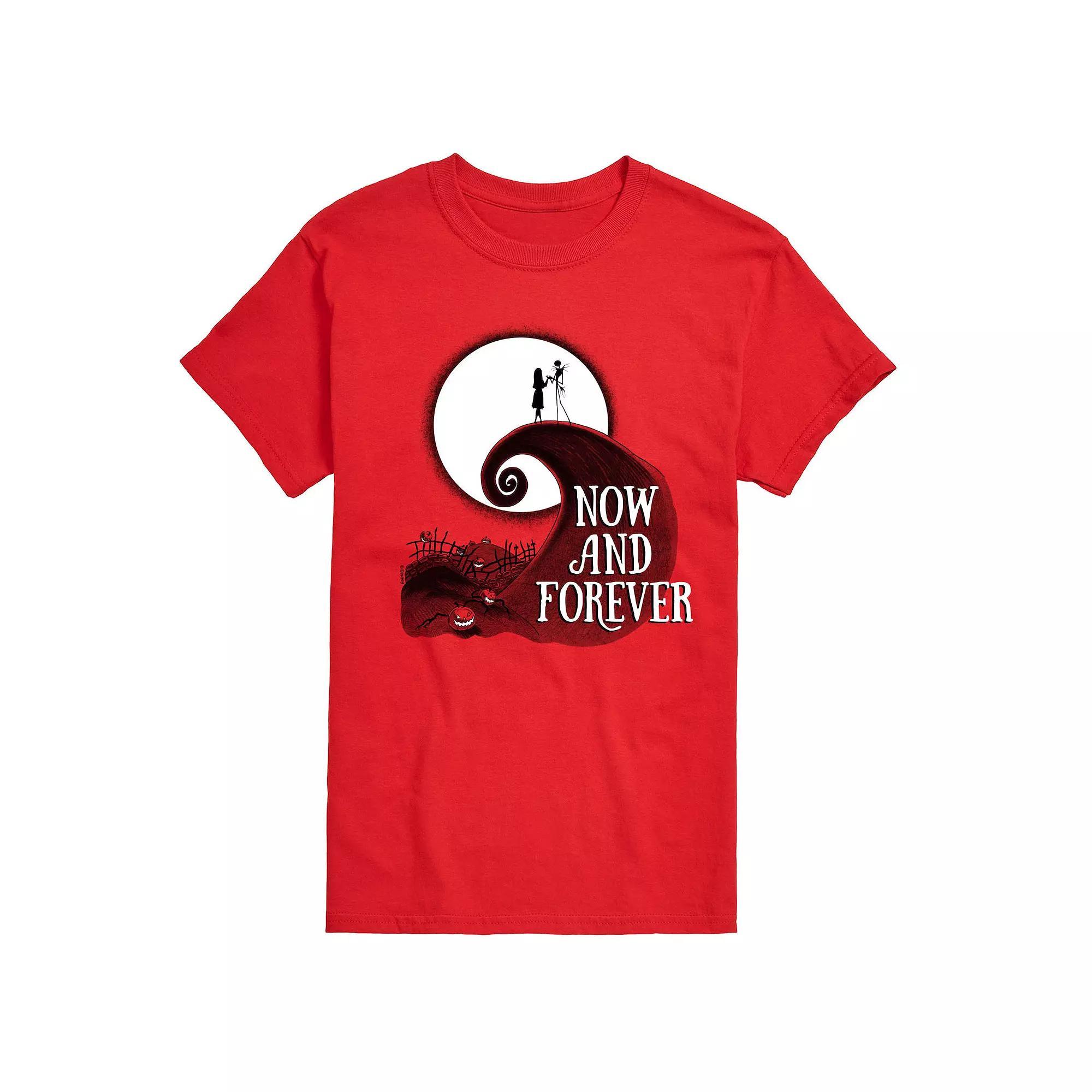Disney's Nightmare Before Christmas Jack Sally Men's Graphic Tee,  Product Image