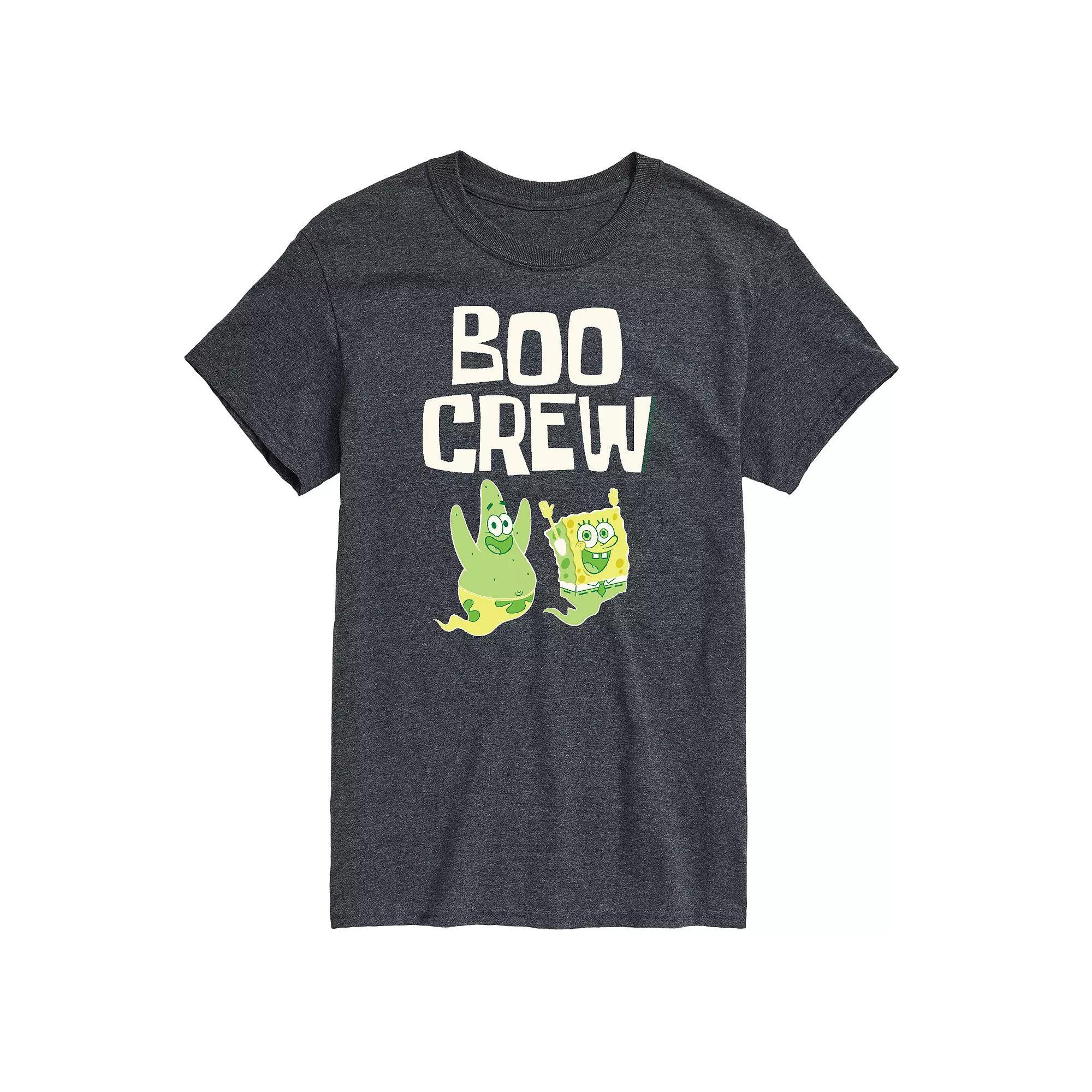 Big & Tall Spongebob Boo Crew Graphic Tee, Men's,  Product Image