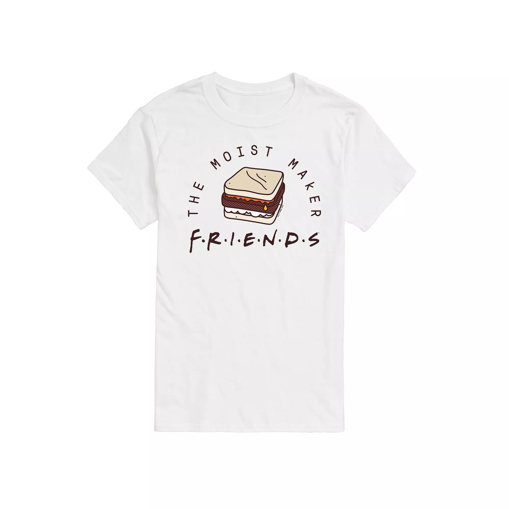 Big & Tall Friends Moist Maker Graphic Tee, Men's, Size: 5XB, White Product Image