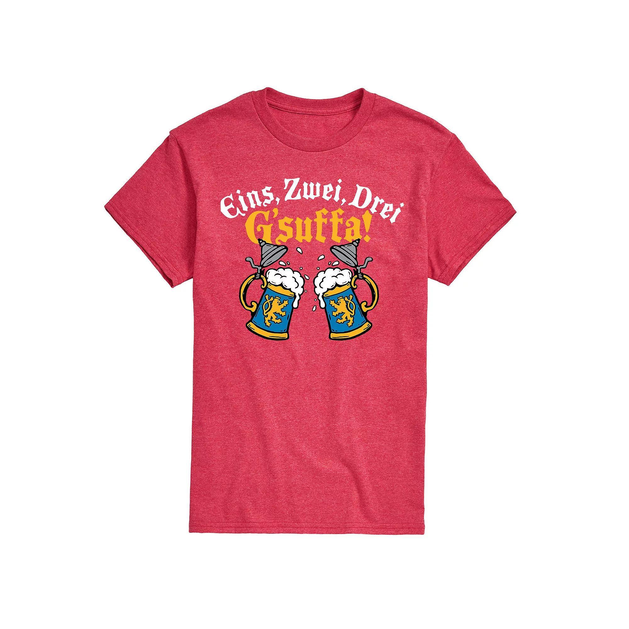 Men's Eins Zwei Drei Gsuffa Oktoberfest Tee,  Product Image
