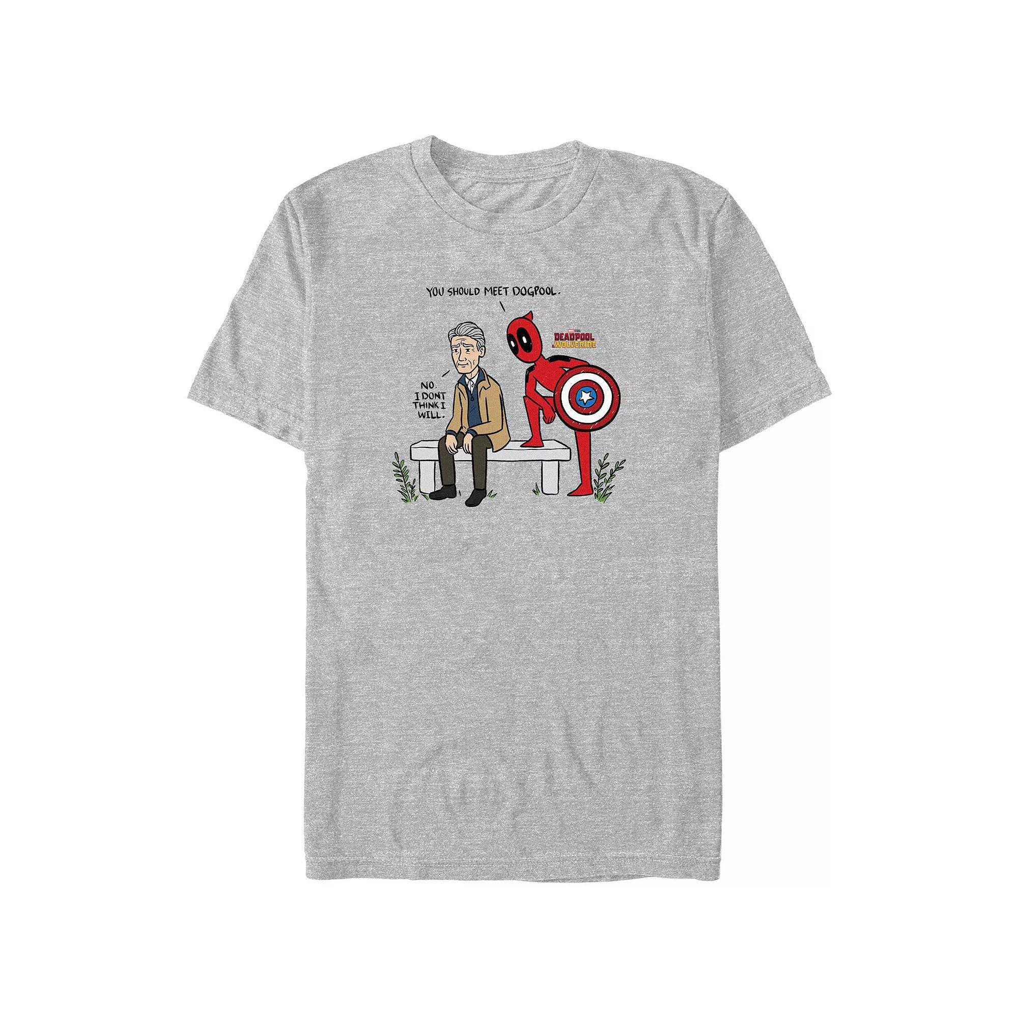 Big & Tall Marvel Deadpool & Wolverine You Should Meet Dogpool Graphic Tee, Men's,  Product Image