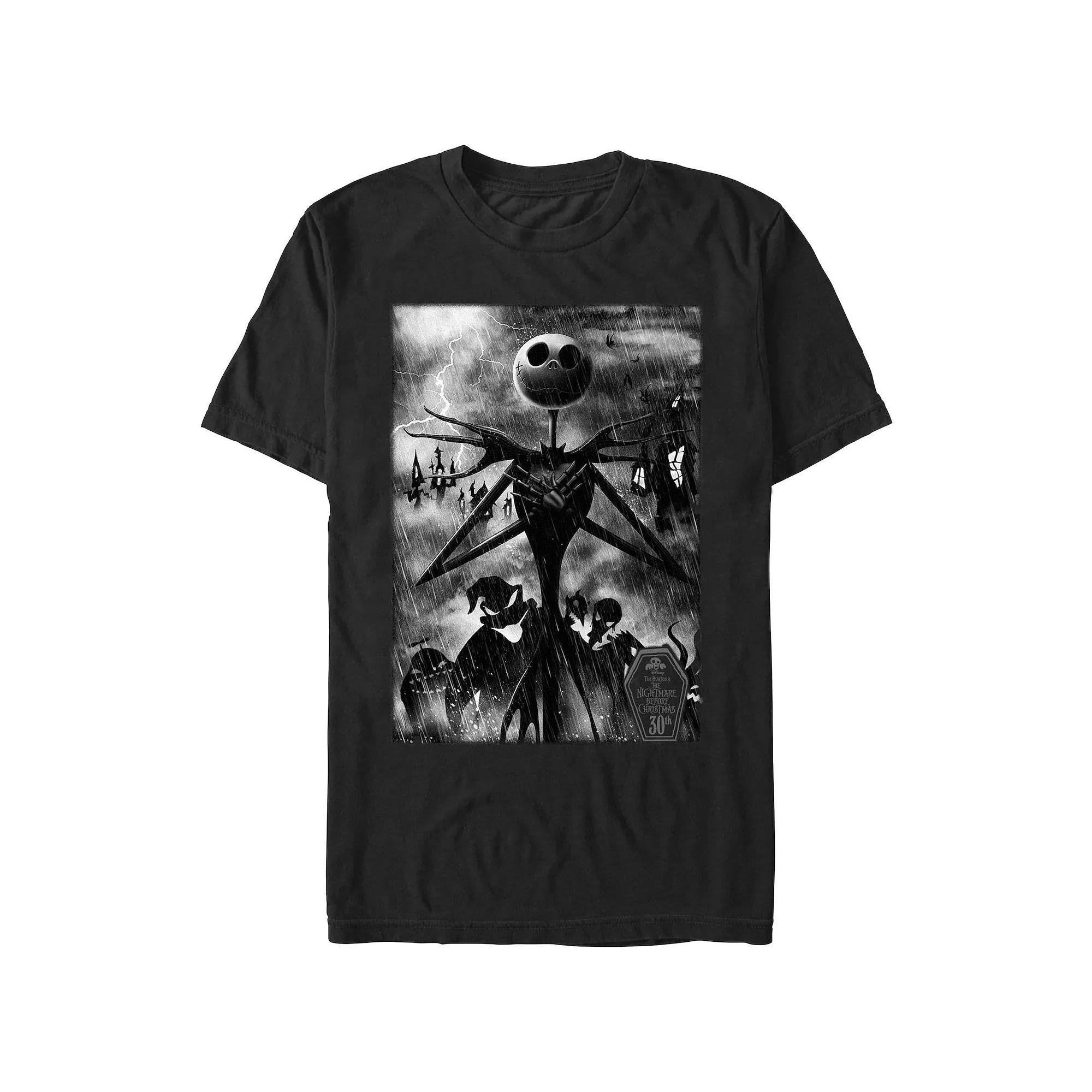 Disney's The Nightmare Before Christmas Night Rain Men's Graphic Tee,  Product Image