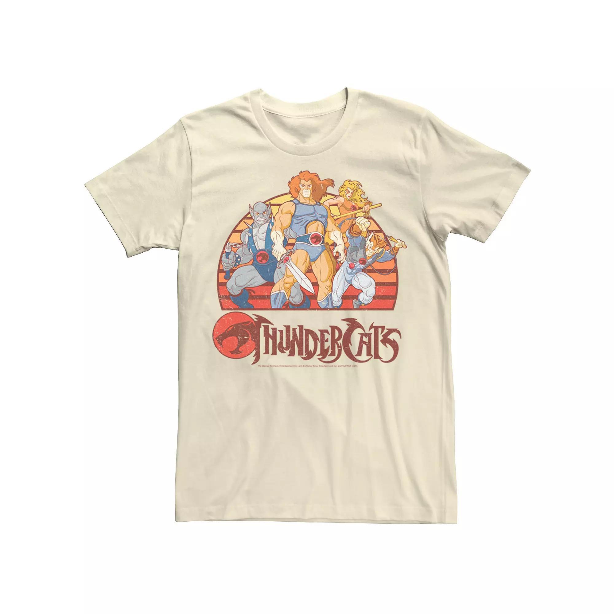Men's ThunderCats Group Retro Sunset Tee,  Product Image