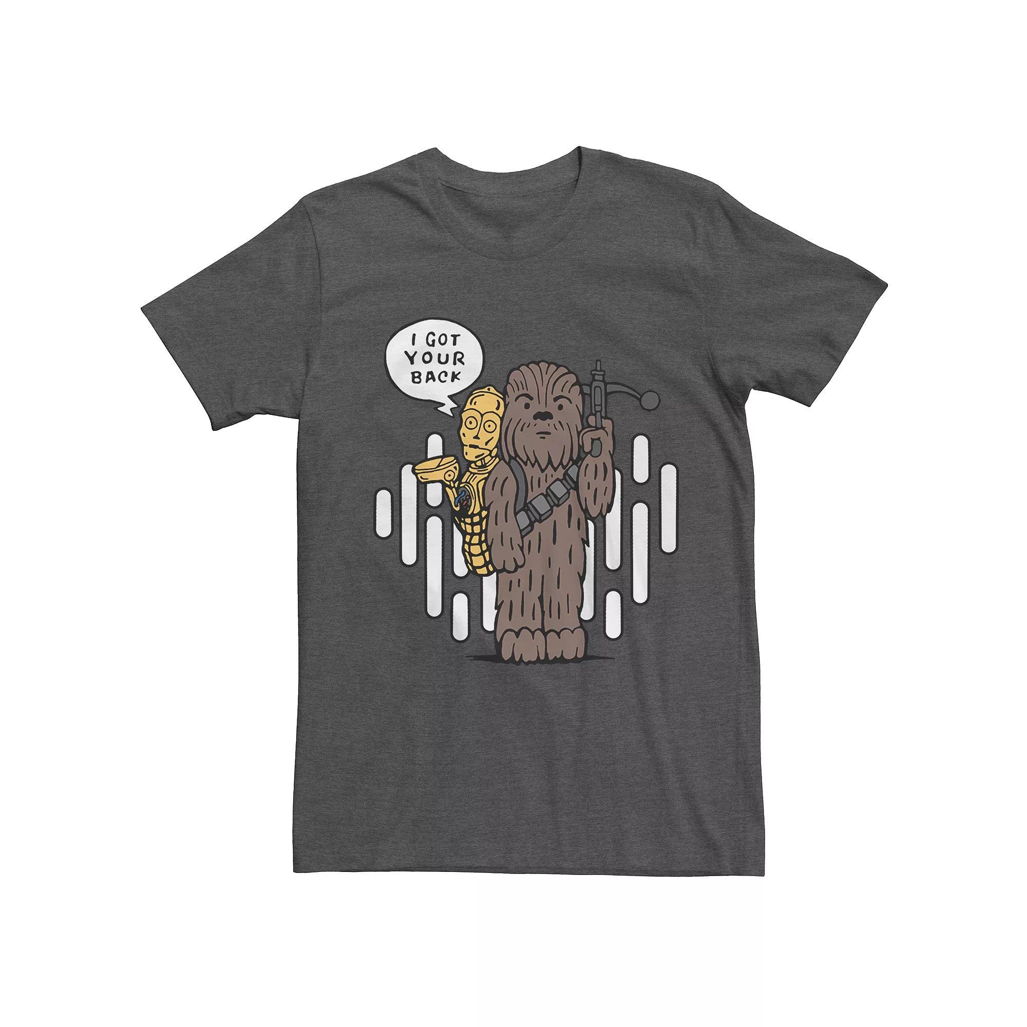 Men's Star Wars Chewbacca & C-3PO Tee,  Product Image