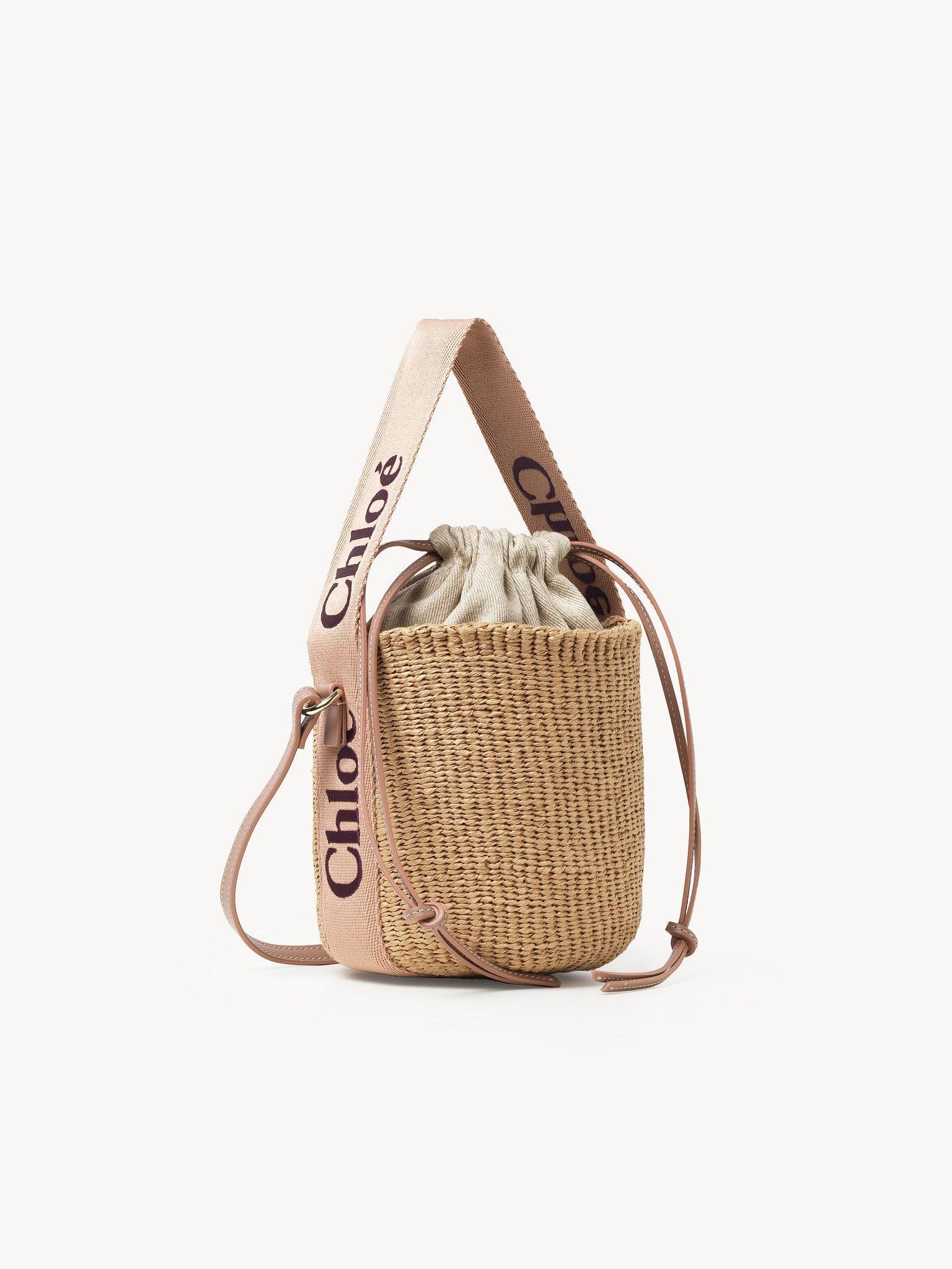 Small Woody basket in natural fibers Product Image