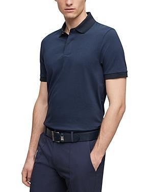 Boss Penrose Stripe Slim Fit Polo Shirt Product Image