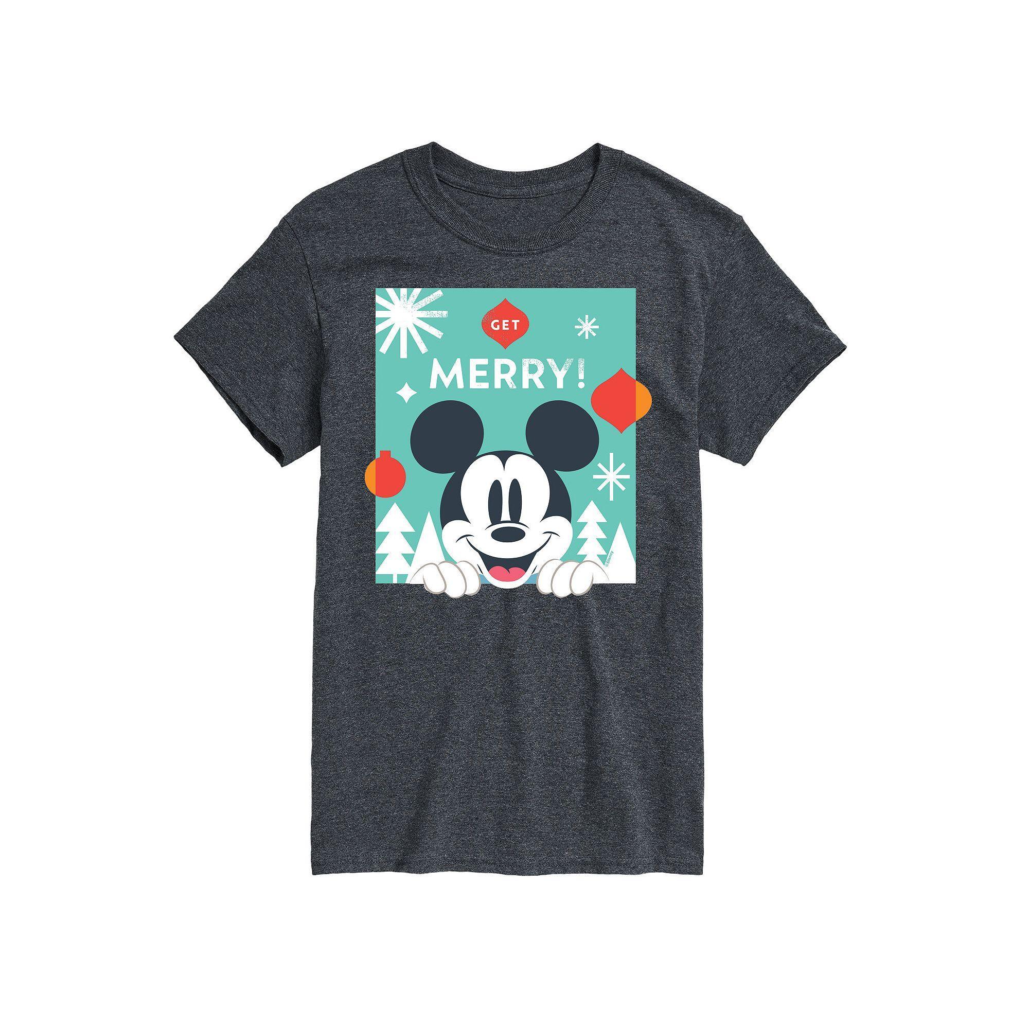 Disney's Big & Tall Get Merry Graphic Tee, Men's,  Product Image