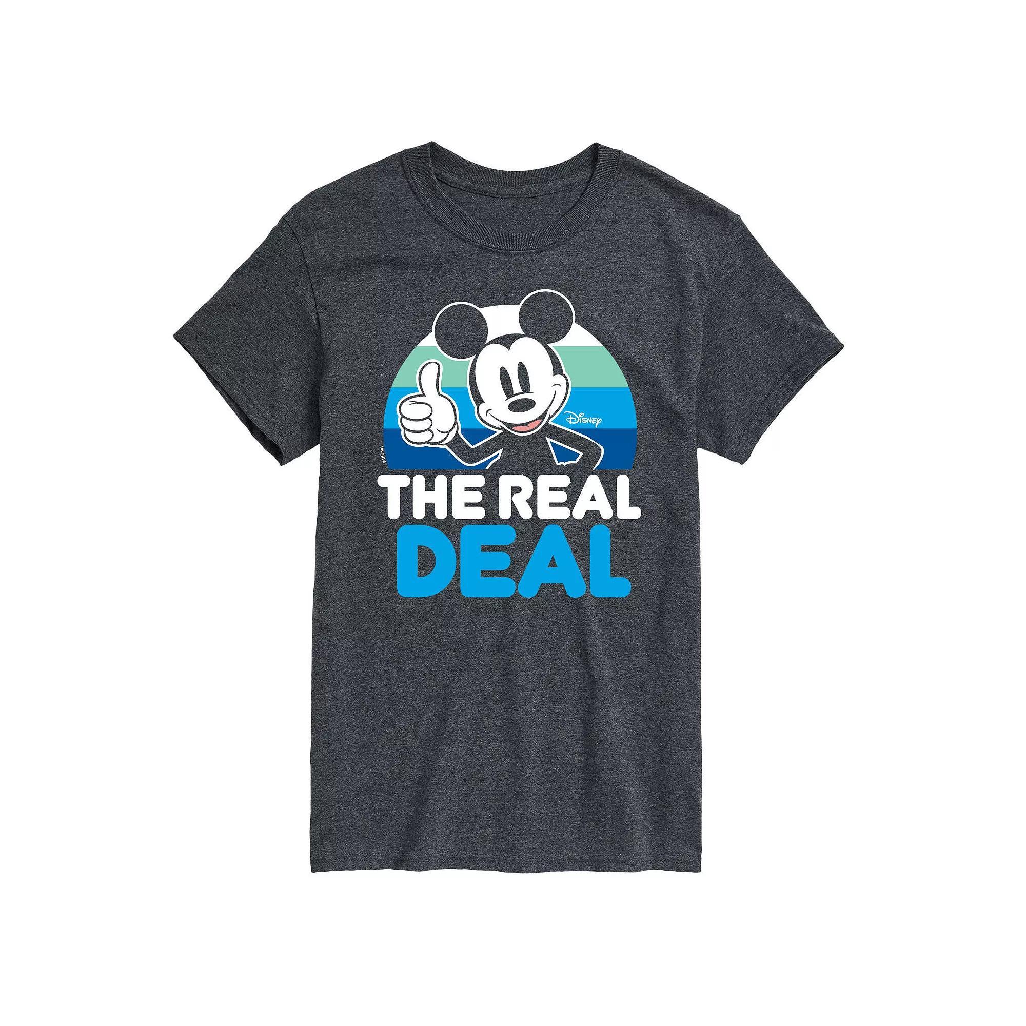 Disney's Mickey Mouse Big & Tall Real Deal Graphic Tee, Men's,  Product Image