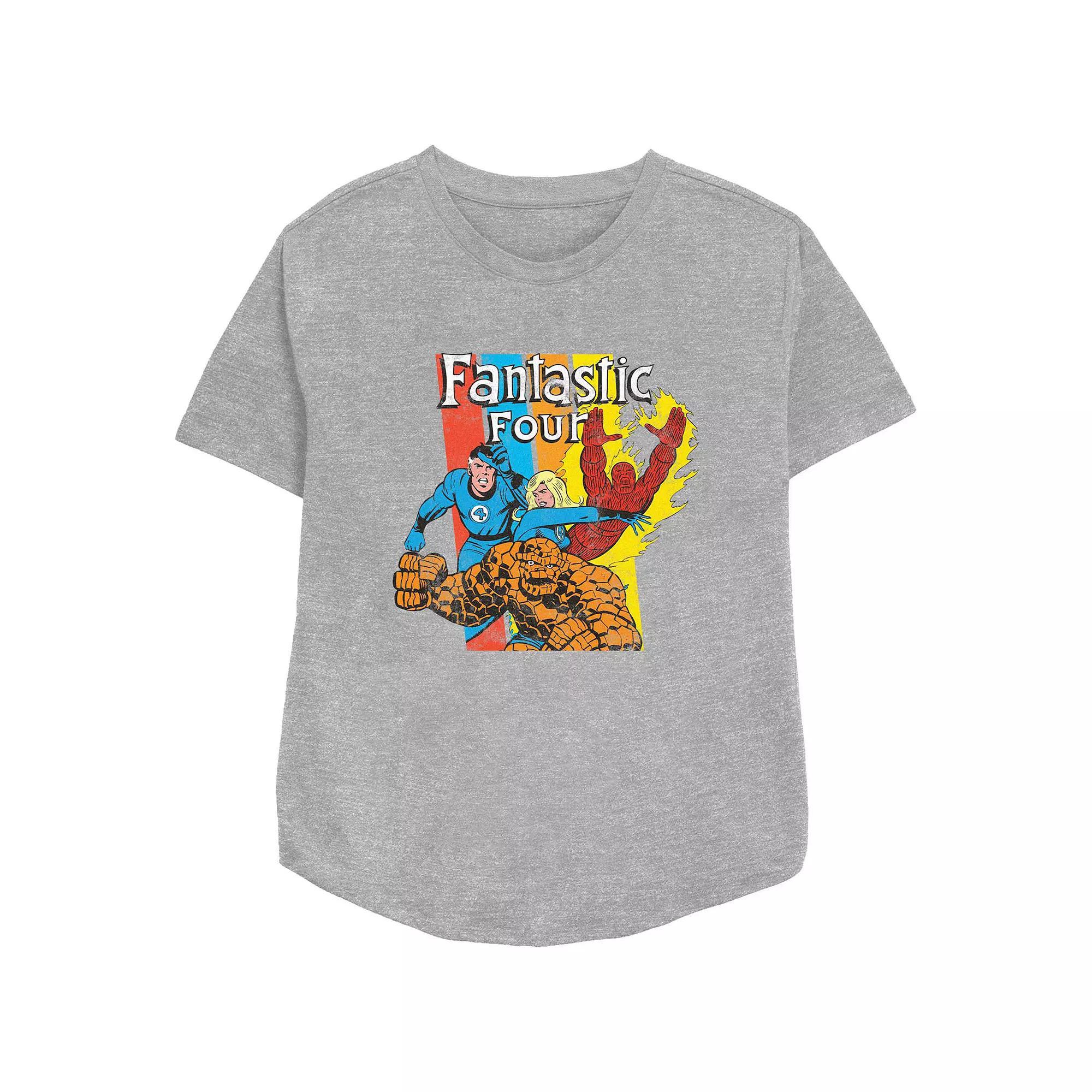 Women's Marvel Fantastic Four Action Team Graphic Tee,  Product Image