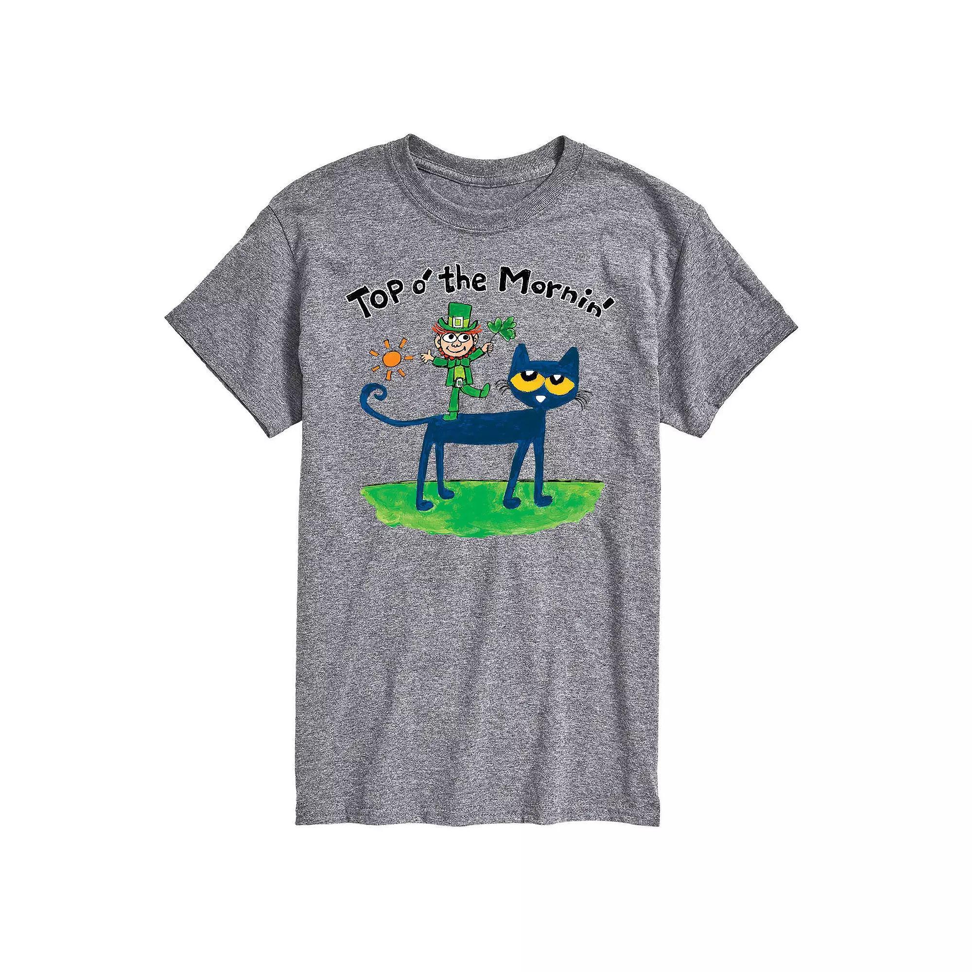 Big & Tall Pete The Cat Top O The Mornin' Tee, Men's,  Product Image