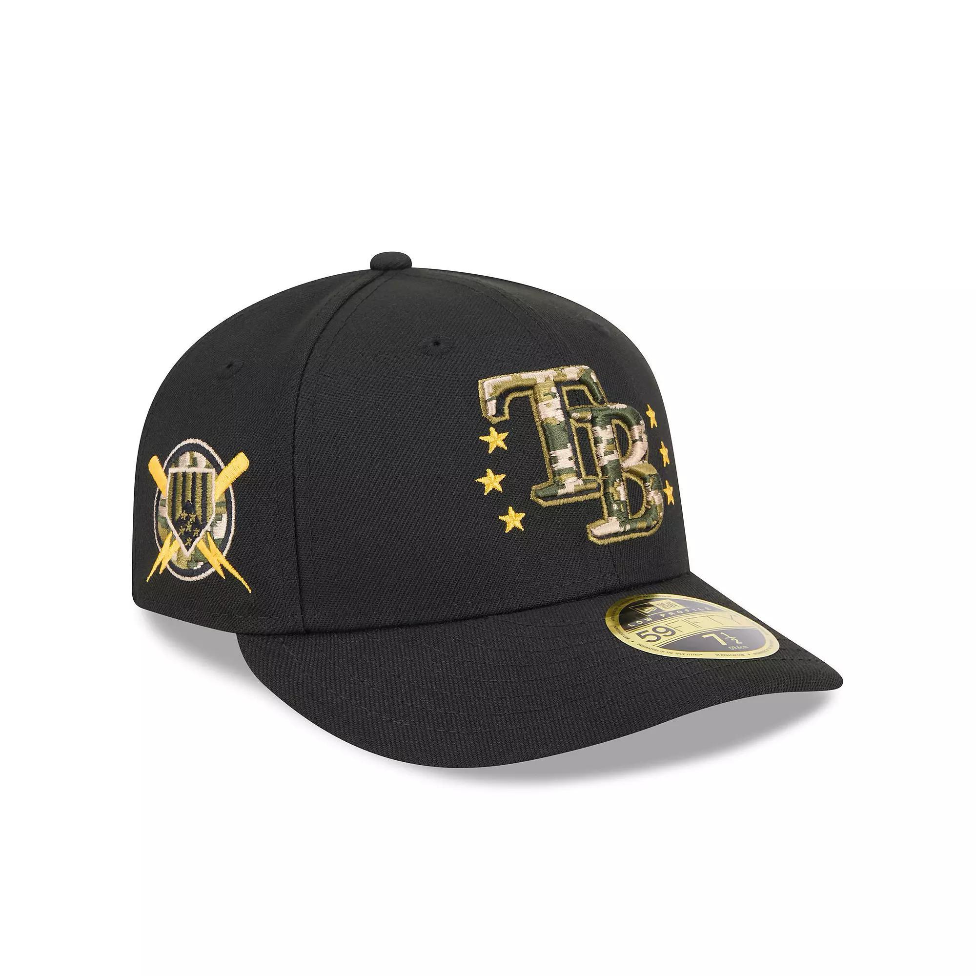 Men's New Era Black Tampa Bay Rays 2024 Armed Forces Day Low Profile 59FIFTY Fitted Hat,  Product Image