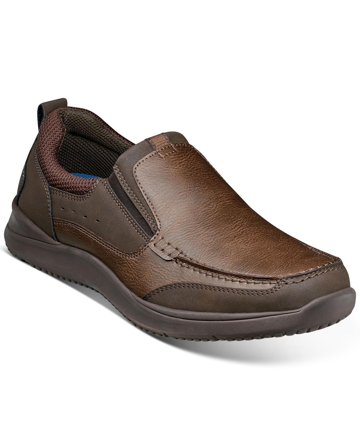 Nunn Bush Conway Casual Slip-On (Dark ) Men's Shoes Product Image