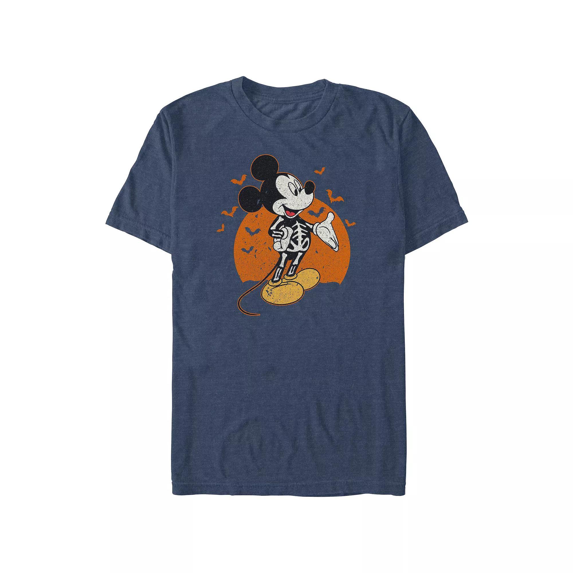 Disney's Mickey Mouse Skeleton Costume Men's Graphic Tee,  Product Image
